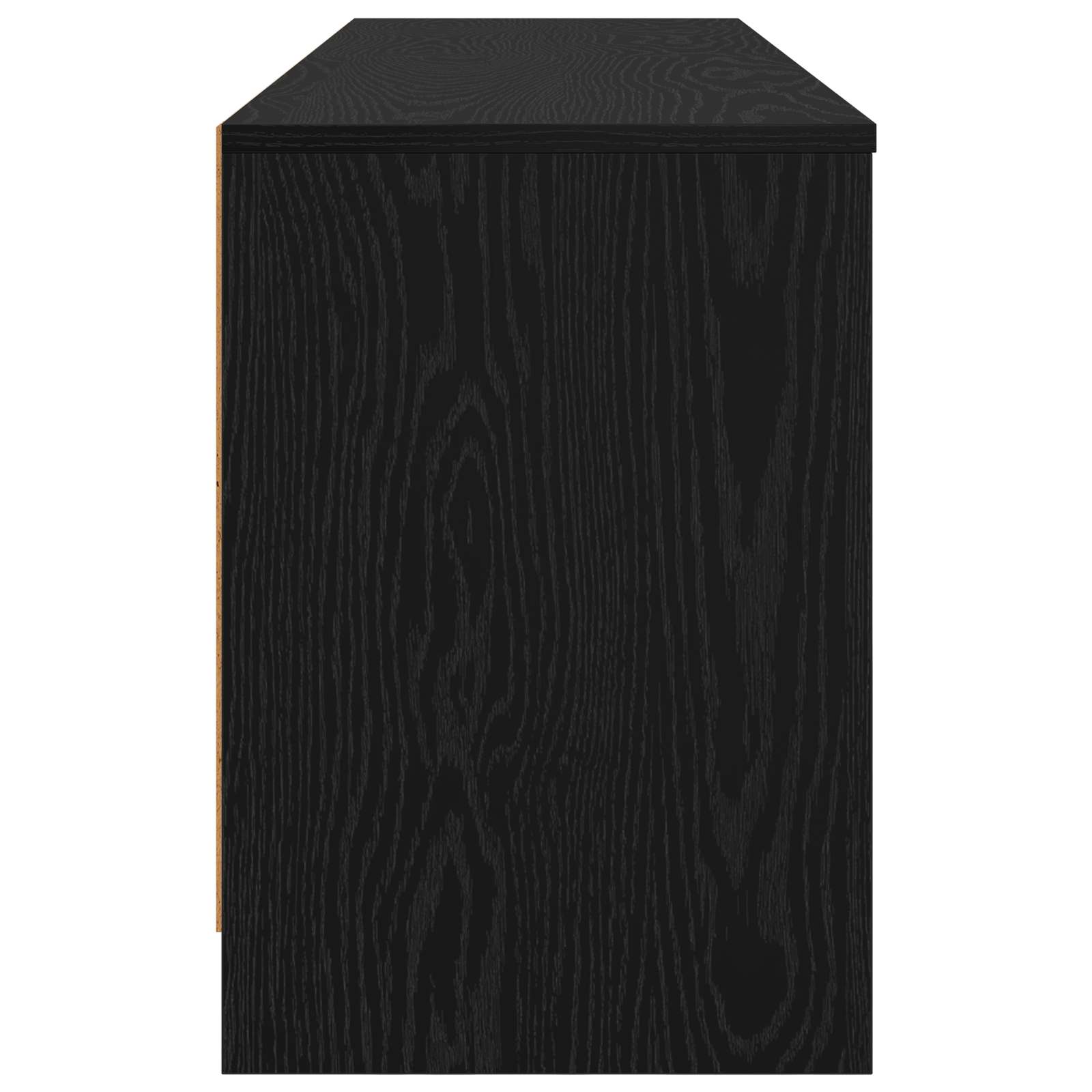 Armoire de lit avec étagère 2 pcs Chêne noir 66 x 33 x 48 cm - XIOS
