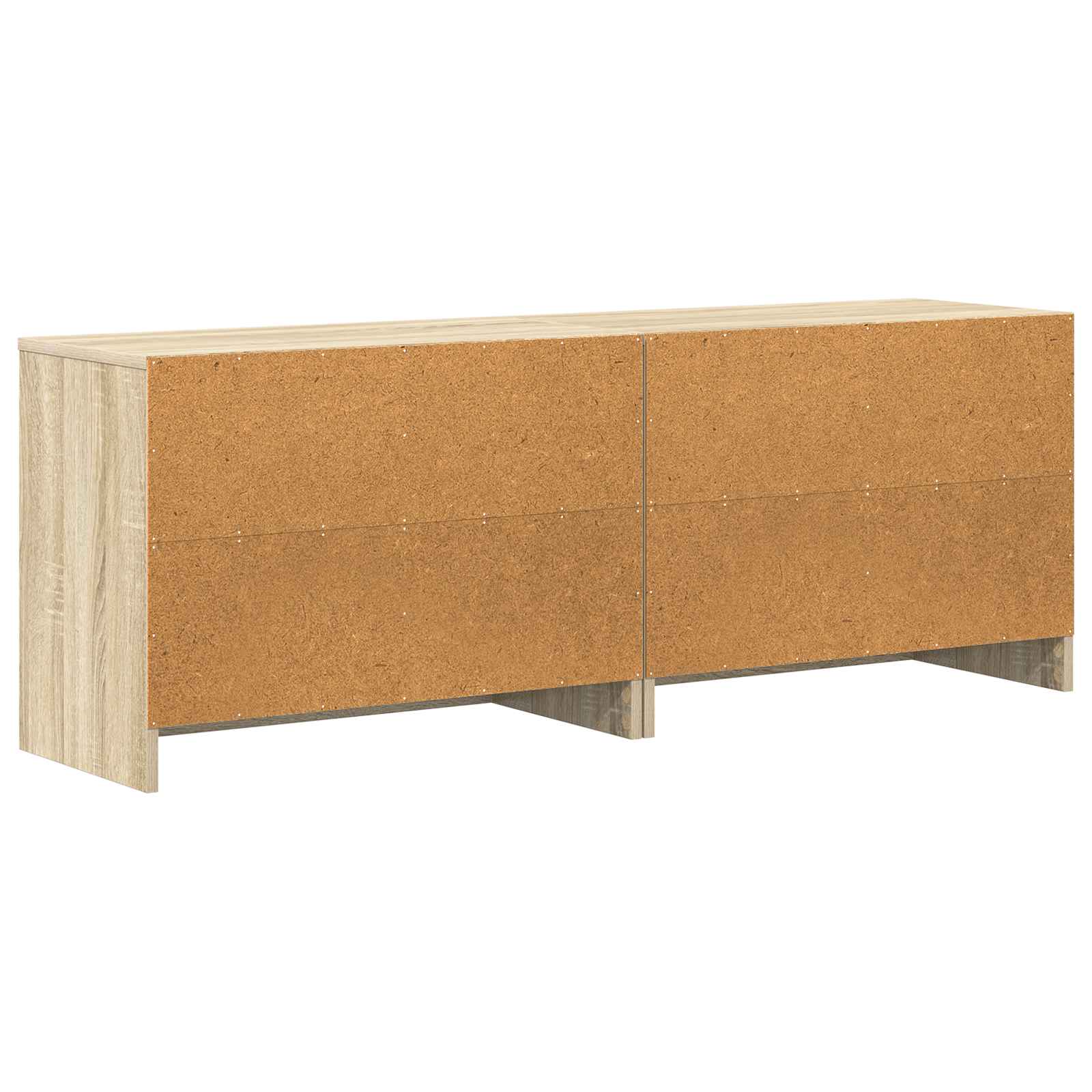 Armoire de lit avec étagère 2 pcs Chêne Sonoma 66 x 33 x 48 cm - XIOS