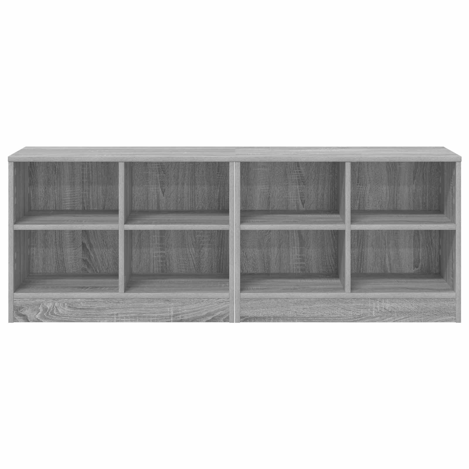 Armoire de lit avec étagère 2 pcs Sonoma gris 66 x 33 x 48 cm - XIOS