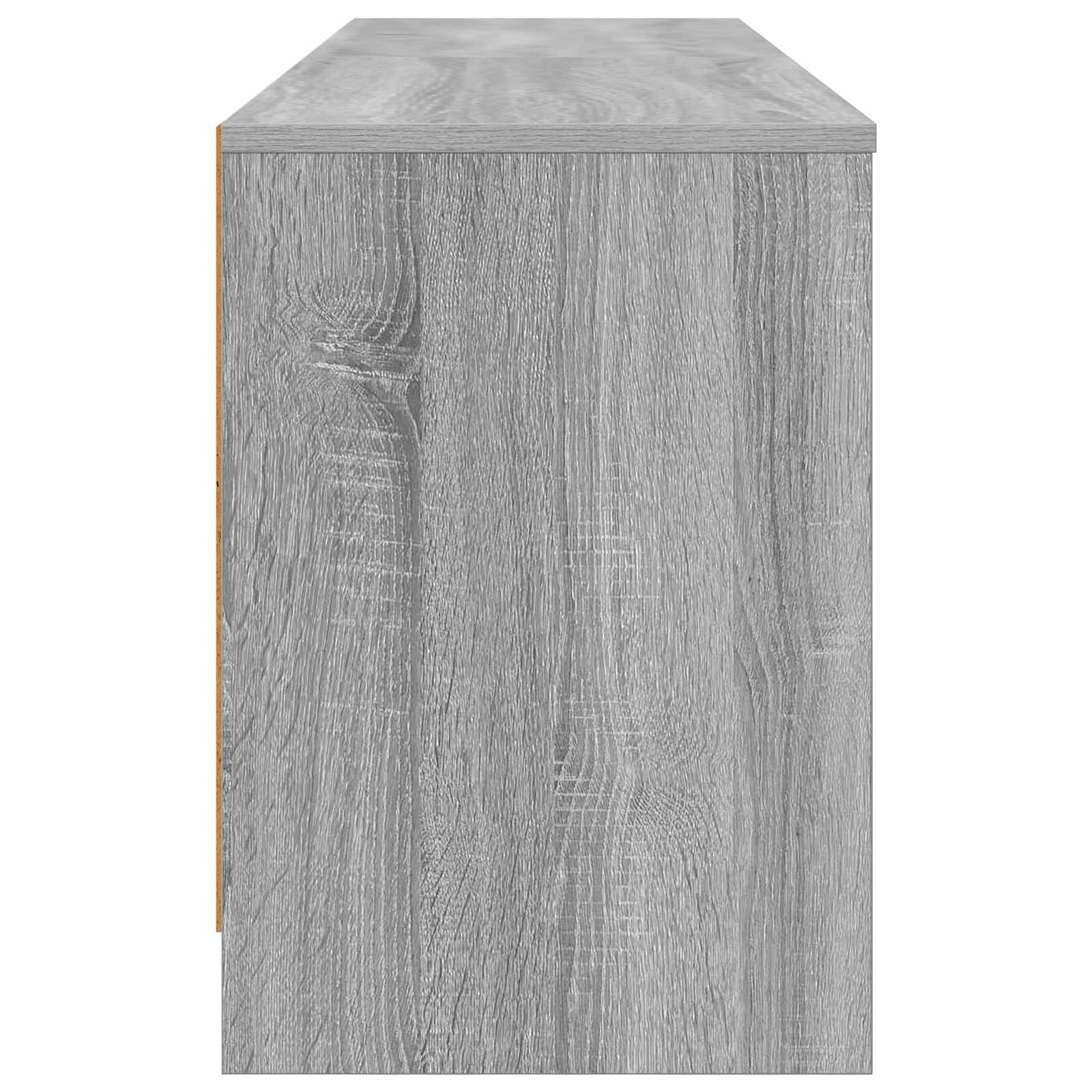 Armoire de lit avec étagère 2 pcs Sonoma gris 66 x 33 x 48 cm - XIOS