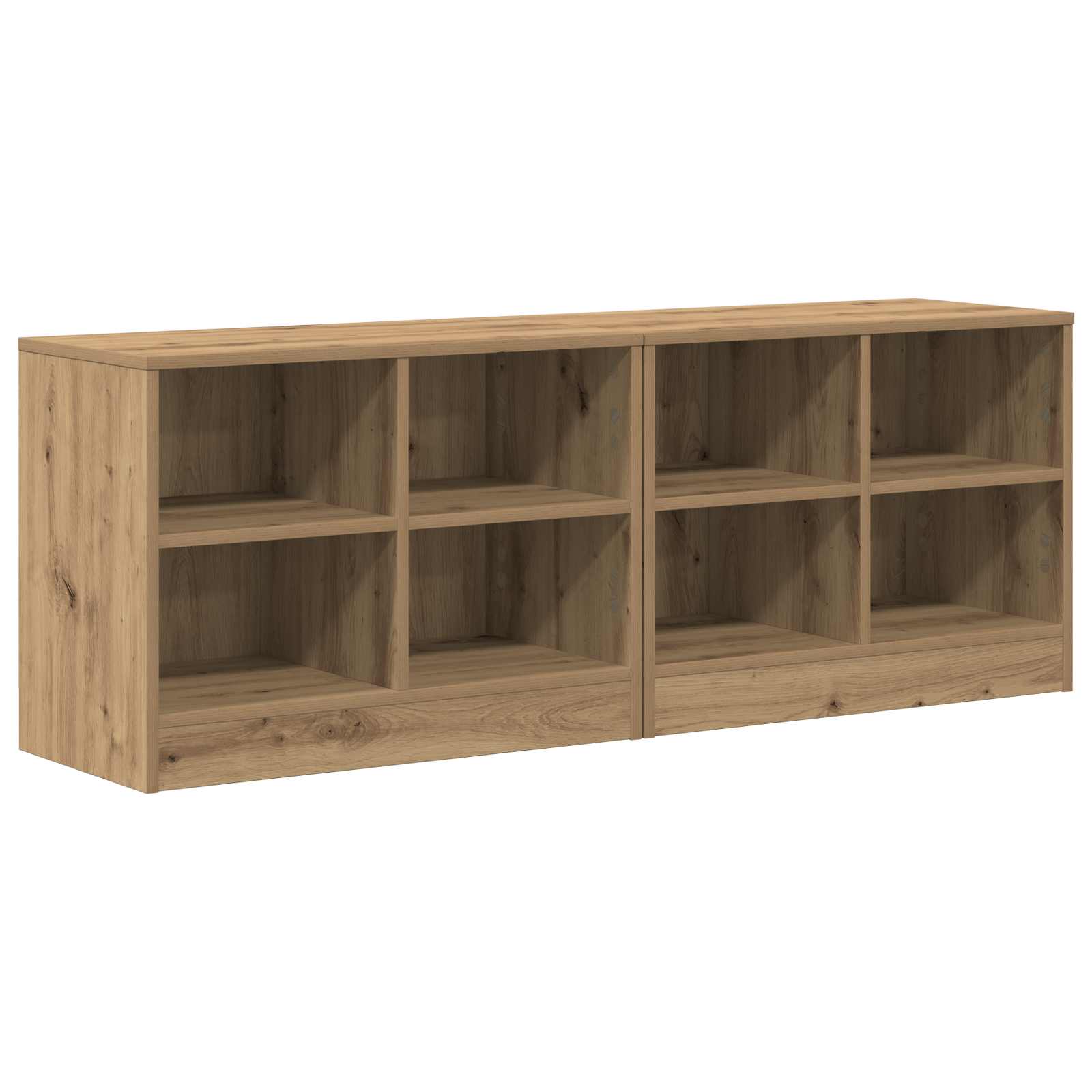 Armoire de lit 2 pcs Chêne artisanal 66 x 33 x 48 cm - XIOS