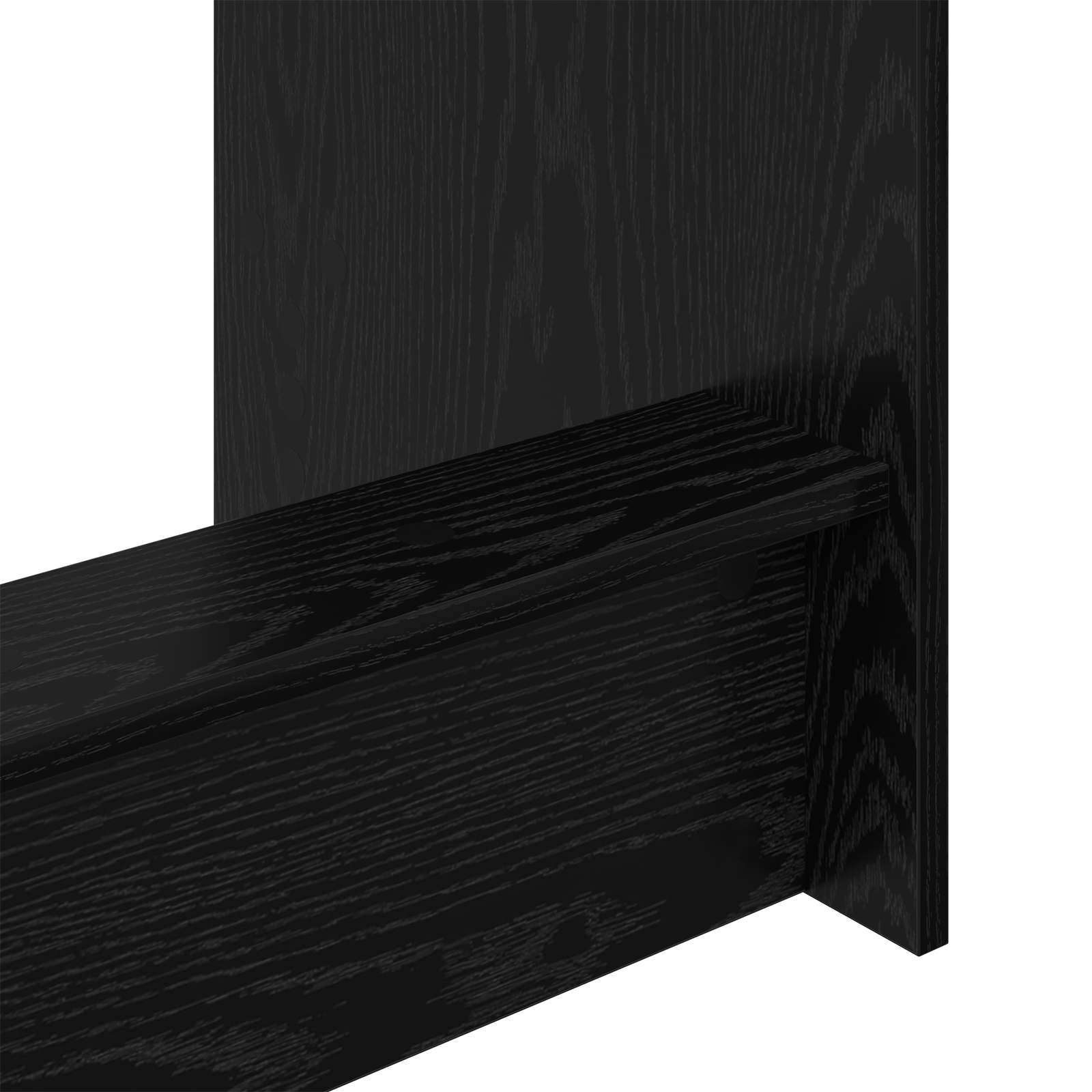 Bureau de lit Chêne noir 100 x 45 x 75 cm Bois d'ingénierie - XIOS