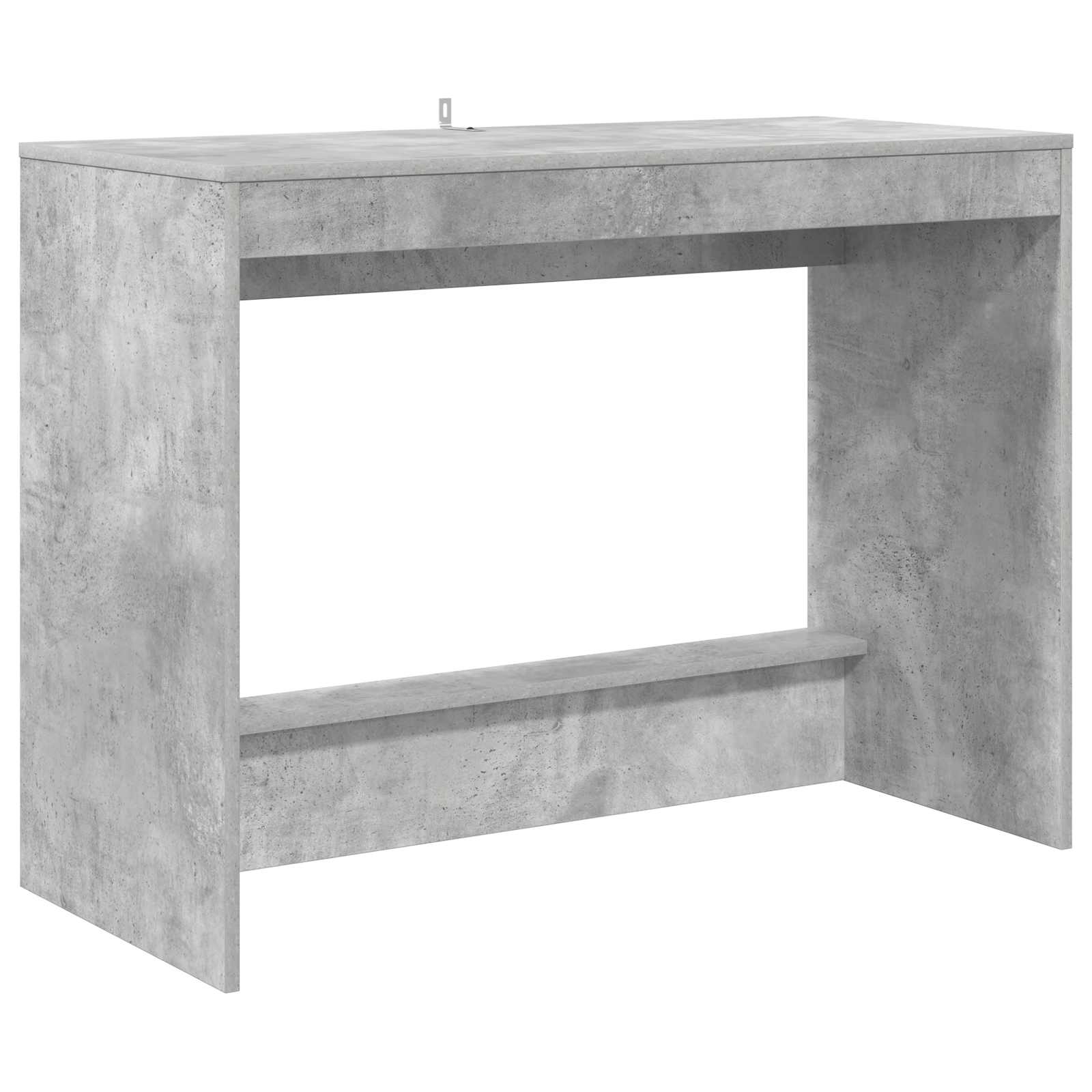 Bureau de lit Gris béton 100 x 45 x 75 cm Bois d'ingénierie - XIOS