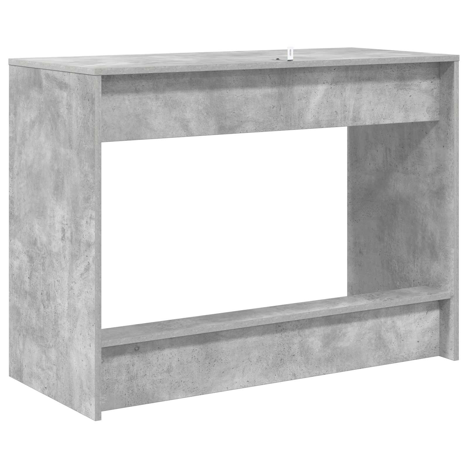 Bureau de lit Gris béton 100 x 45 x 75 cm Bois d'ingénierie - XIOS