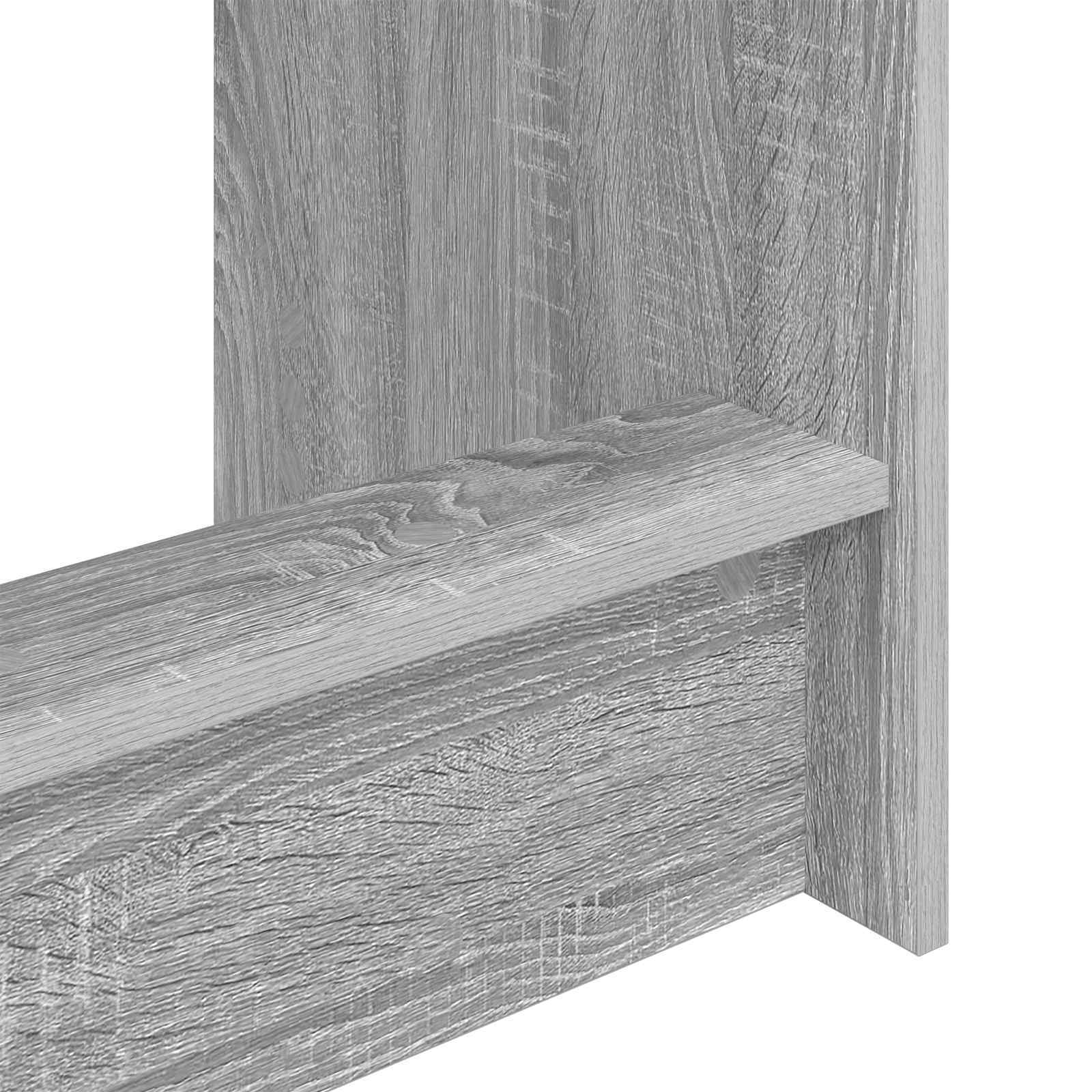 Bureau de lit Gris Sonoma 100 x 45 x 75 cm Bois d'ingénierie - XIOS