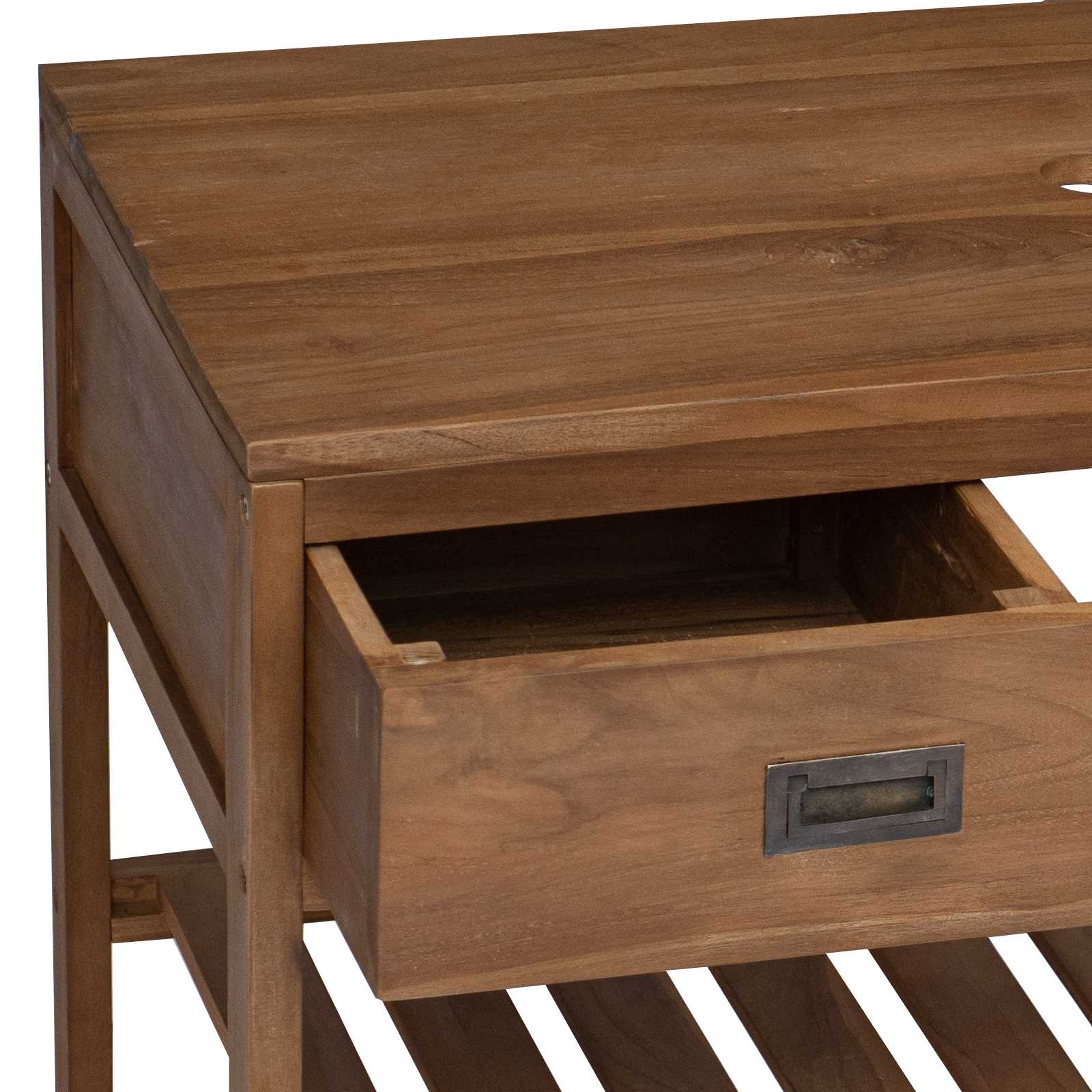 Armoire de salle de bain Naturel 90 x 45 x 75 cm