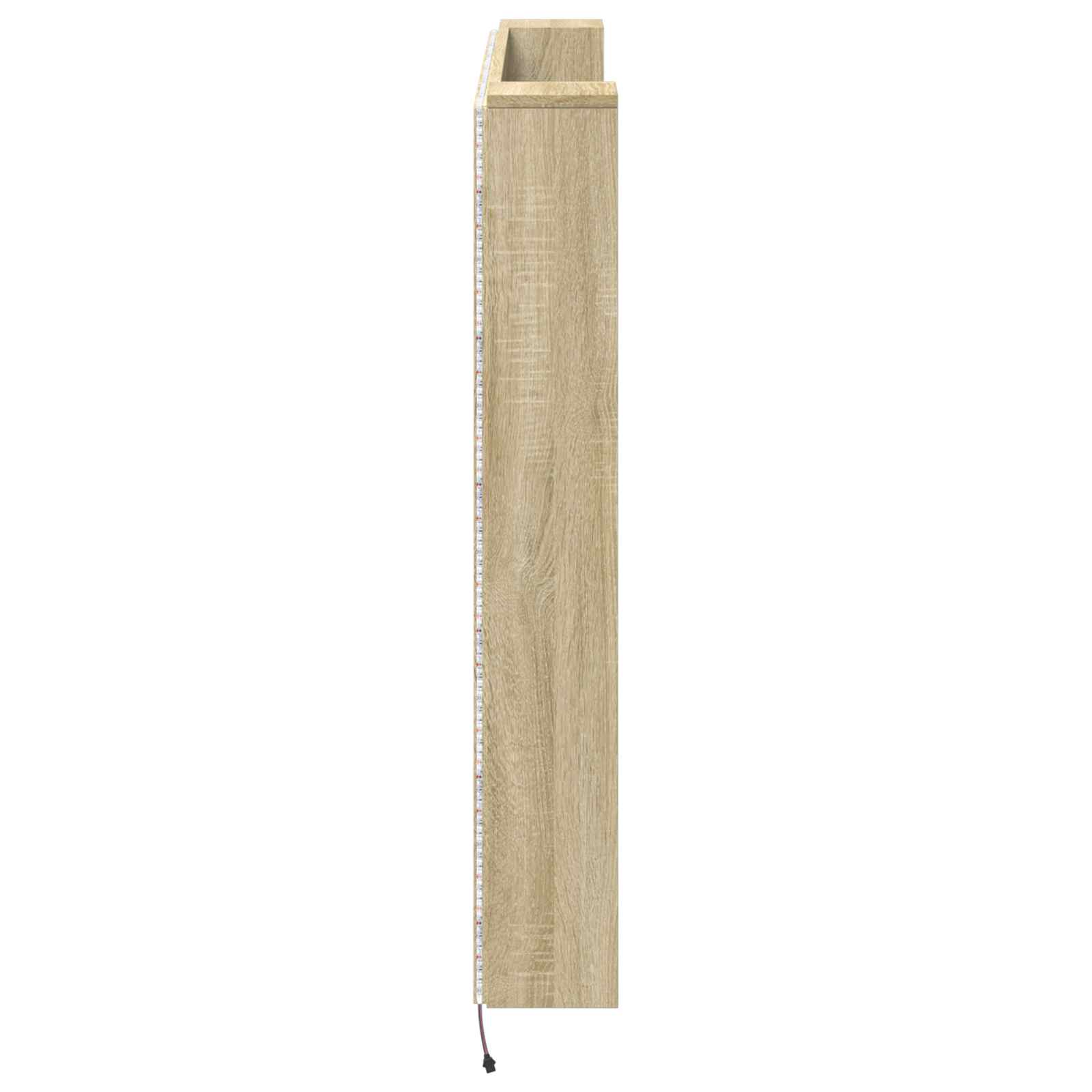 Cabinet de Tête de Lit avec LED Sonoma 140 x 16,5 x 103,5 cm - XIOS