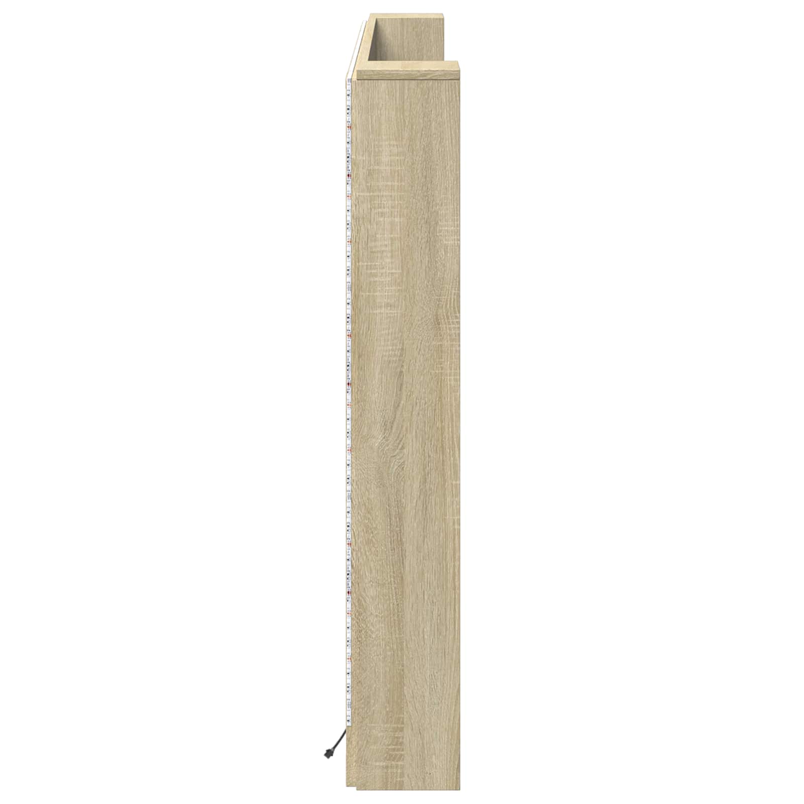Cabinet de Tête de Lit avec LED Sonoma 180 x 16,5 x 103,5 cm - XIOS