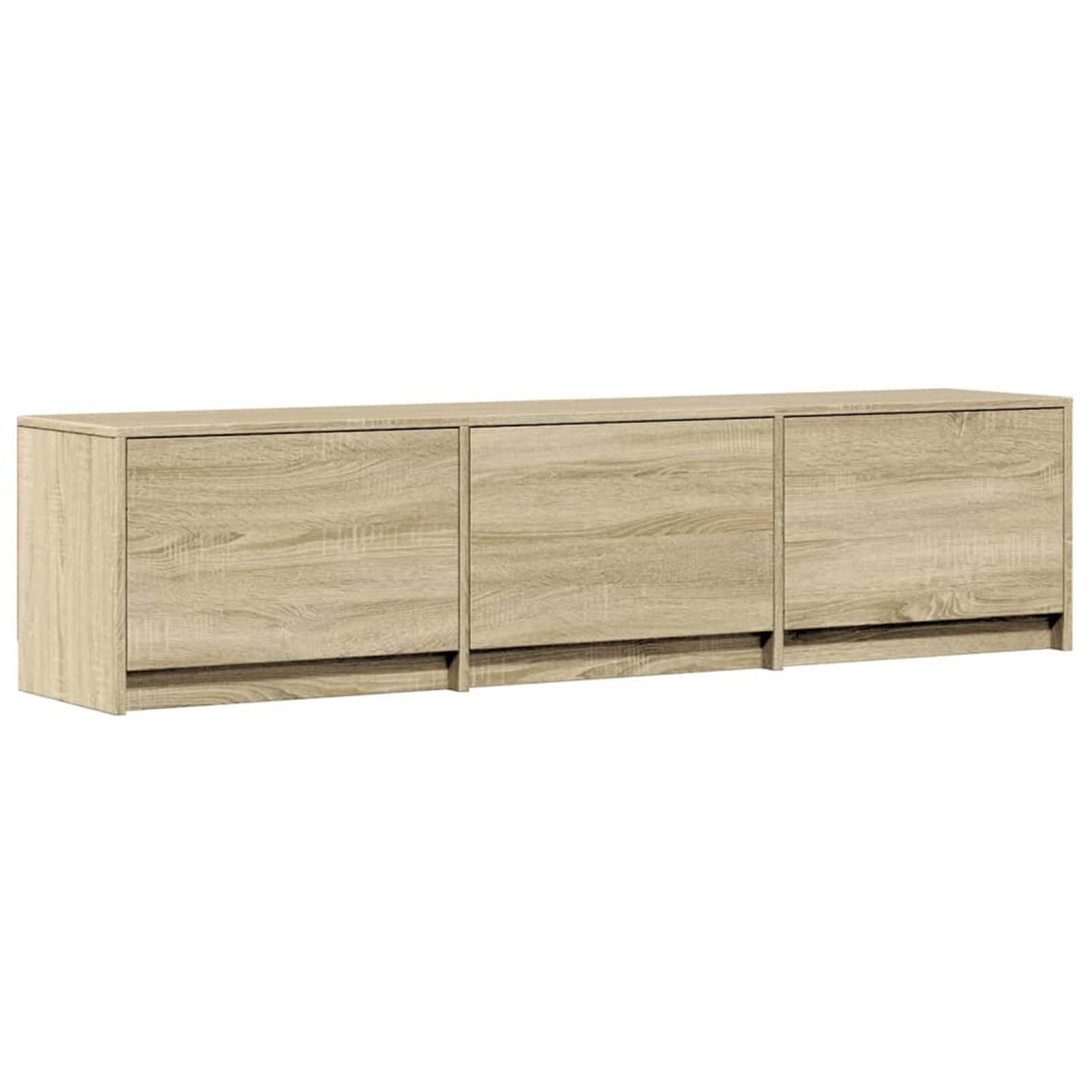 Meuble TV avec LED Sonoma 165 x 34 x 40 cm Bois d'ingénierie - XIOS