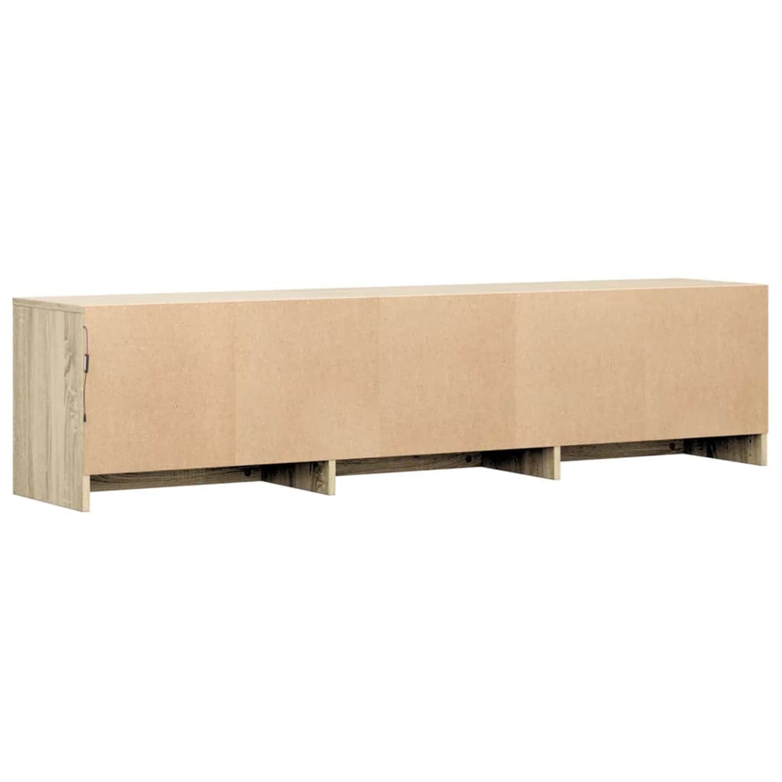 Meuble TV avec LED Sonoma 165 x 34 x 40 cm Bois d'ingénierie - XIOS