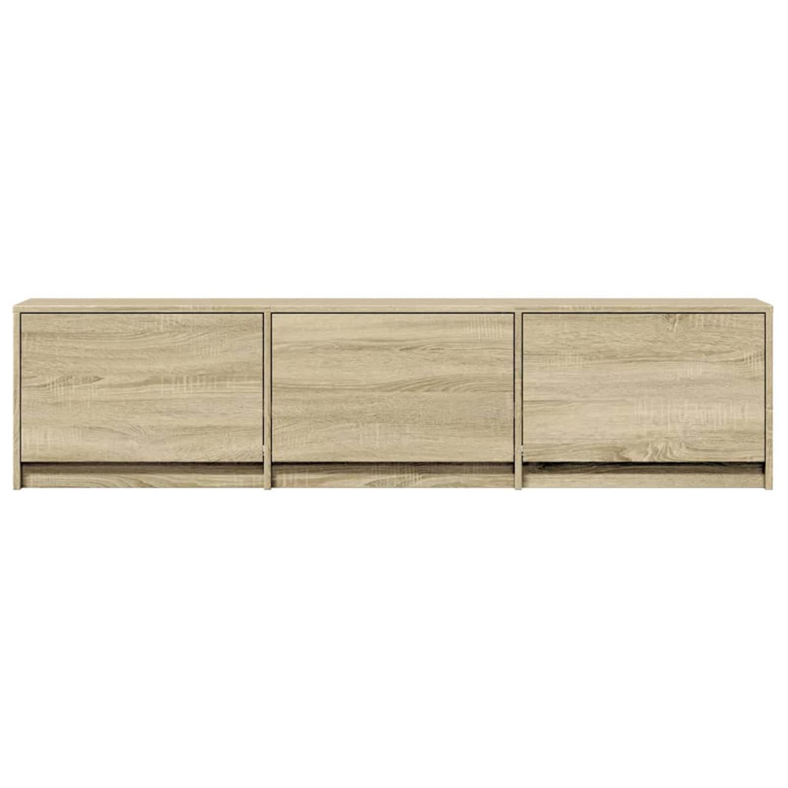 Meuble TV avec LED Sonoma 165 x 34 x 40 cm Bois d'ingénierie - XIOS