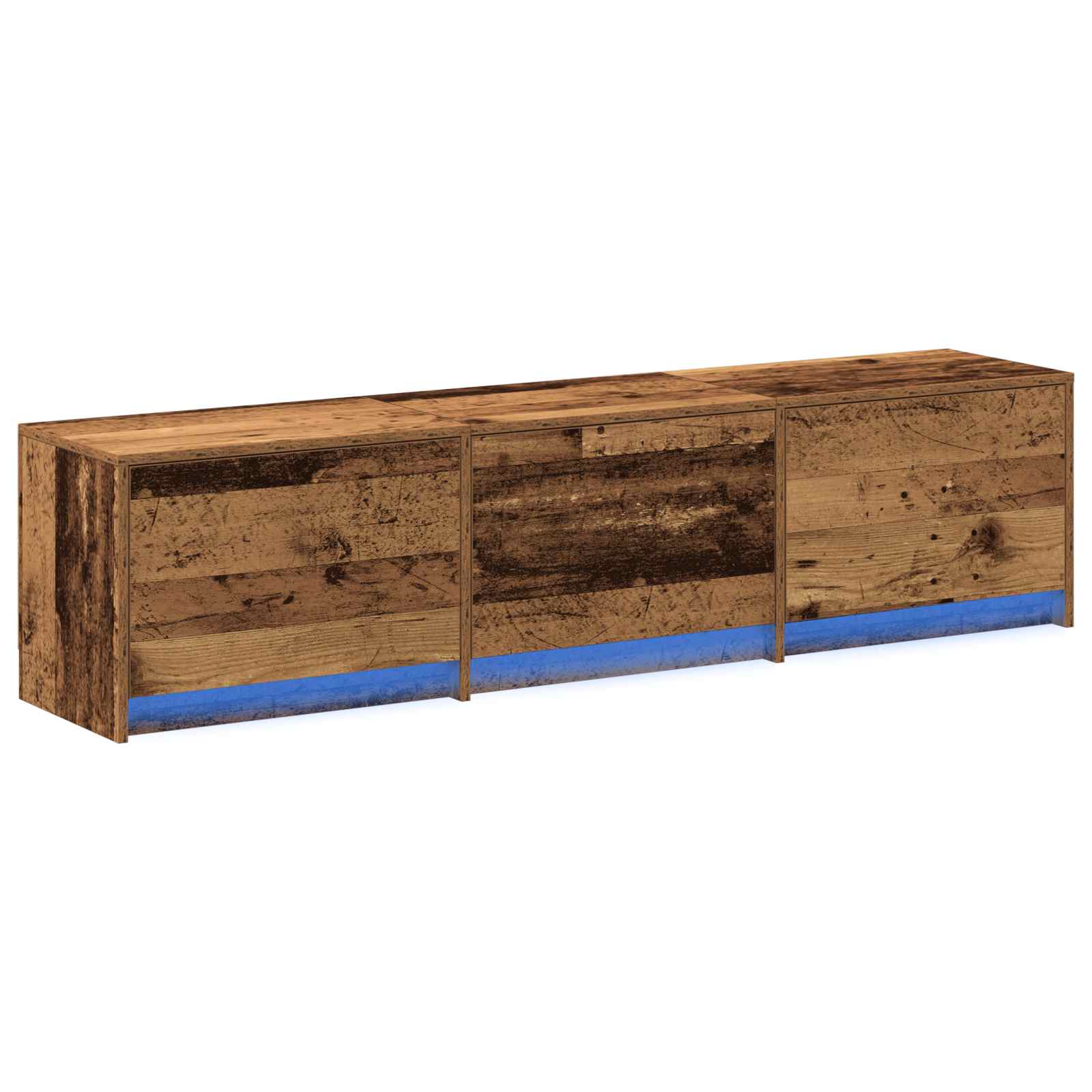 Meuble TV Bois ancien 165 x 34 x 40 cm Bois d'ingénierie - XIOS