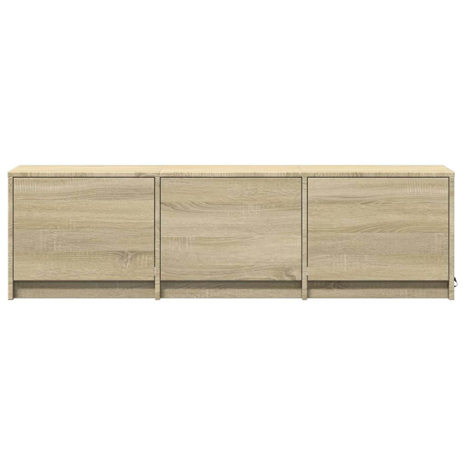 Meuble TV avec LED Sonoma 140 x 34 x 40 cm Bois d'ingénierie - XIOS