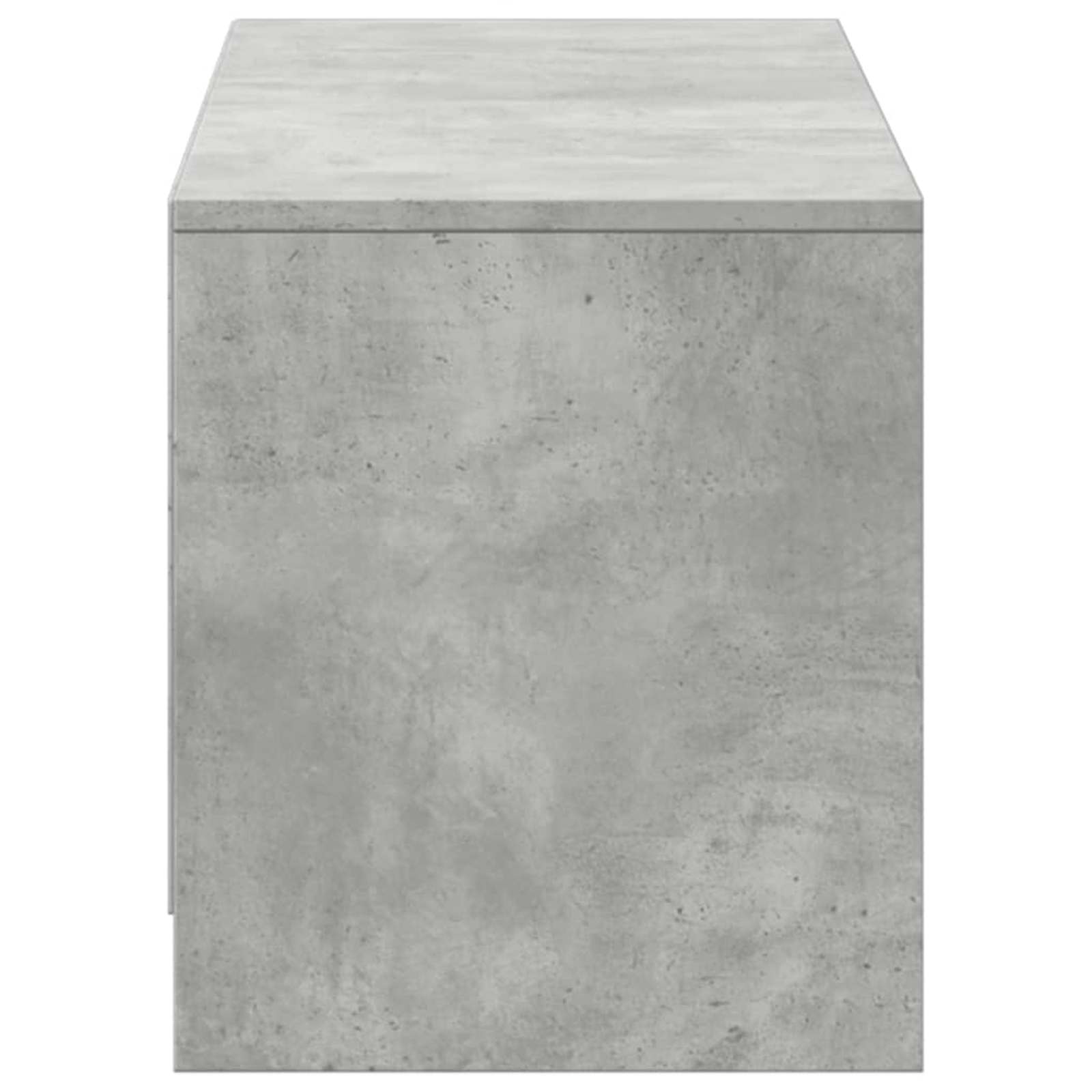 Meuble TV avec LED Béton 140 x 34 x 40 cm Bois d'ingénierie - XIOS