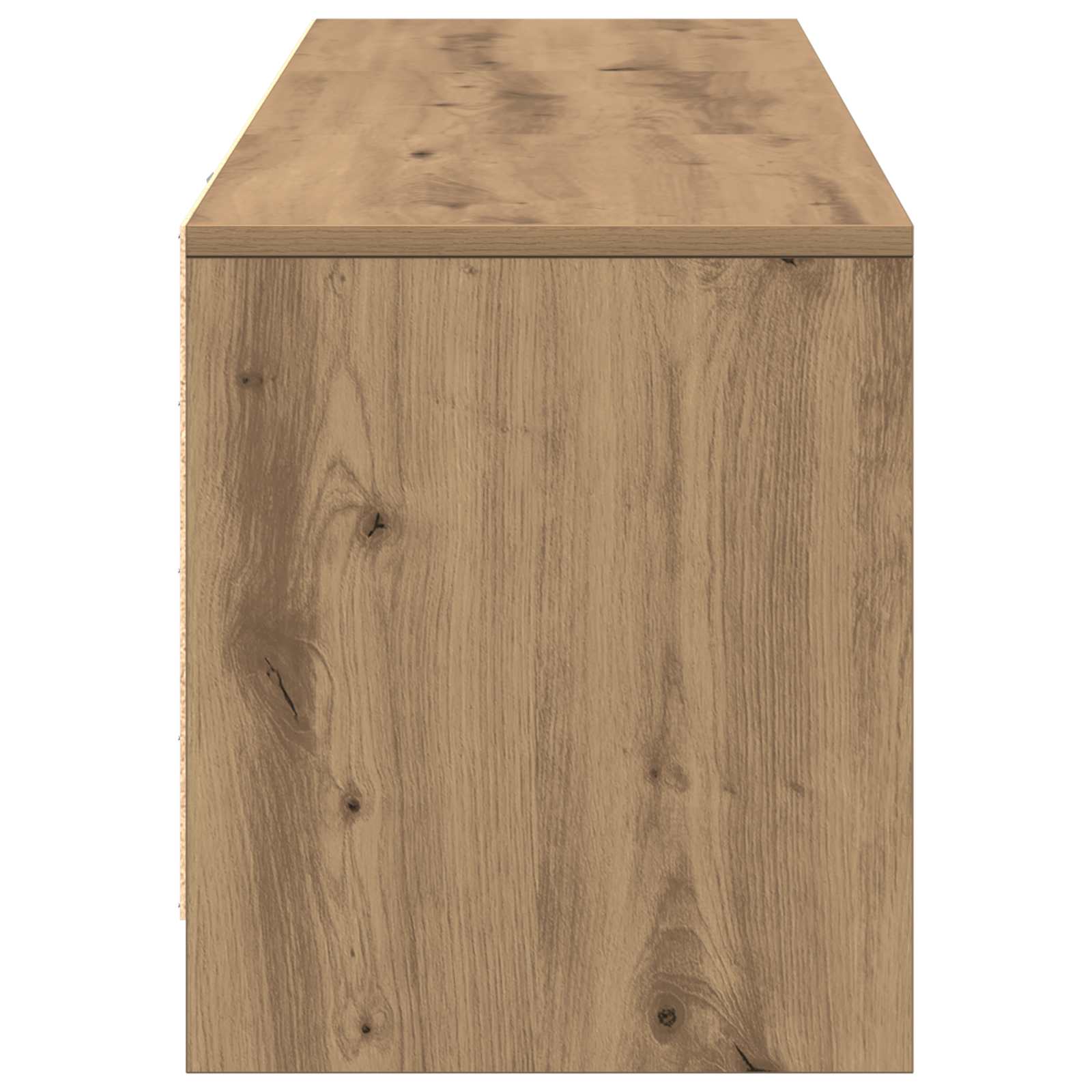 Meuble TV Chêne artisanal 140 x 34 x 40 cm Bois d'ingénierie - XIOS