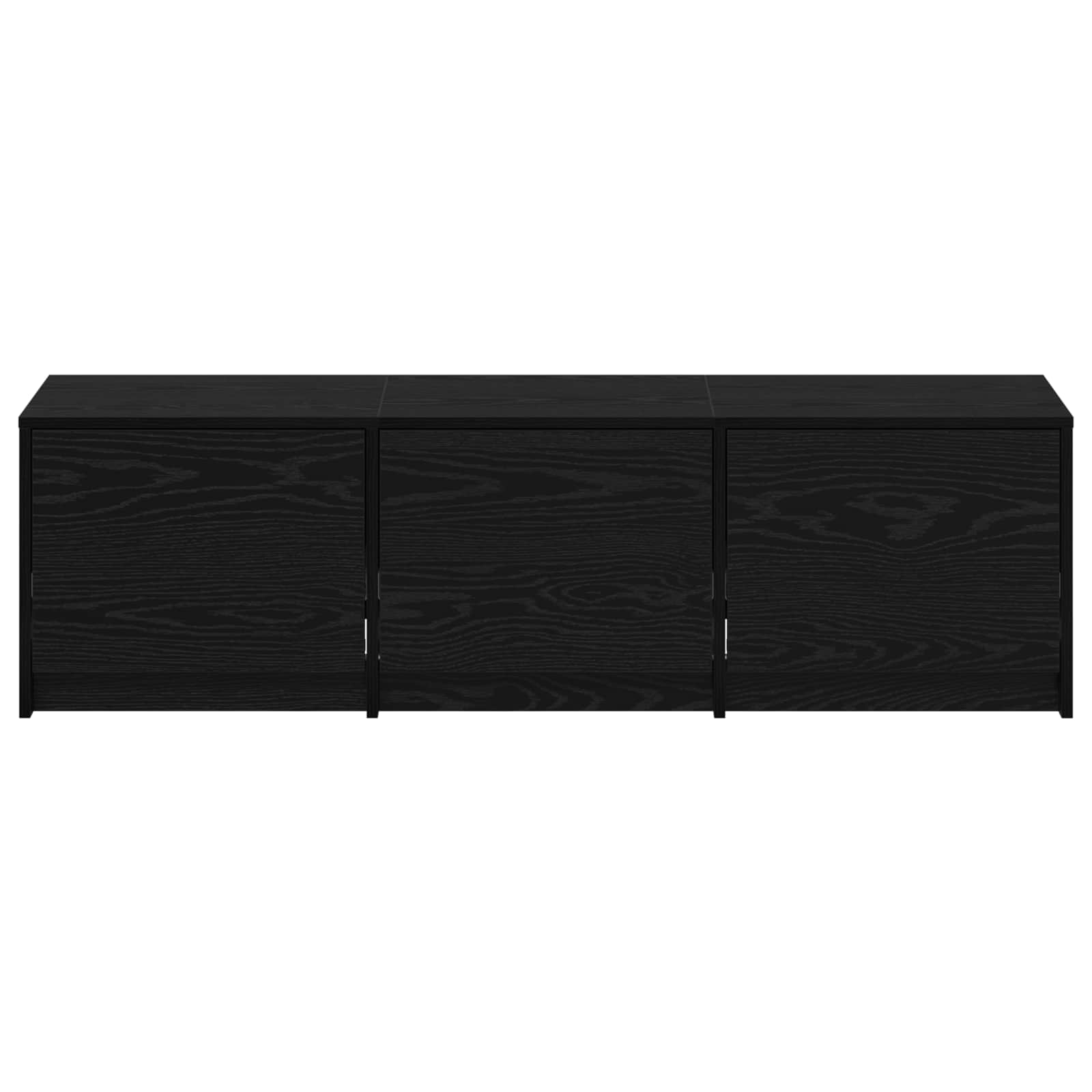 Meuble TV Chêne noir 140 x 34 x 40 cm Bois d'ingénierie - XIOS