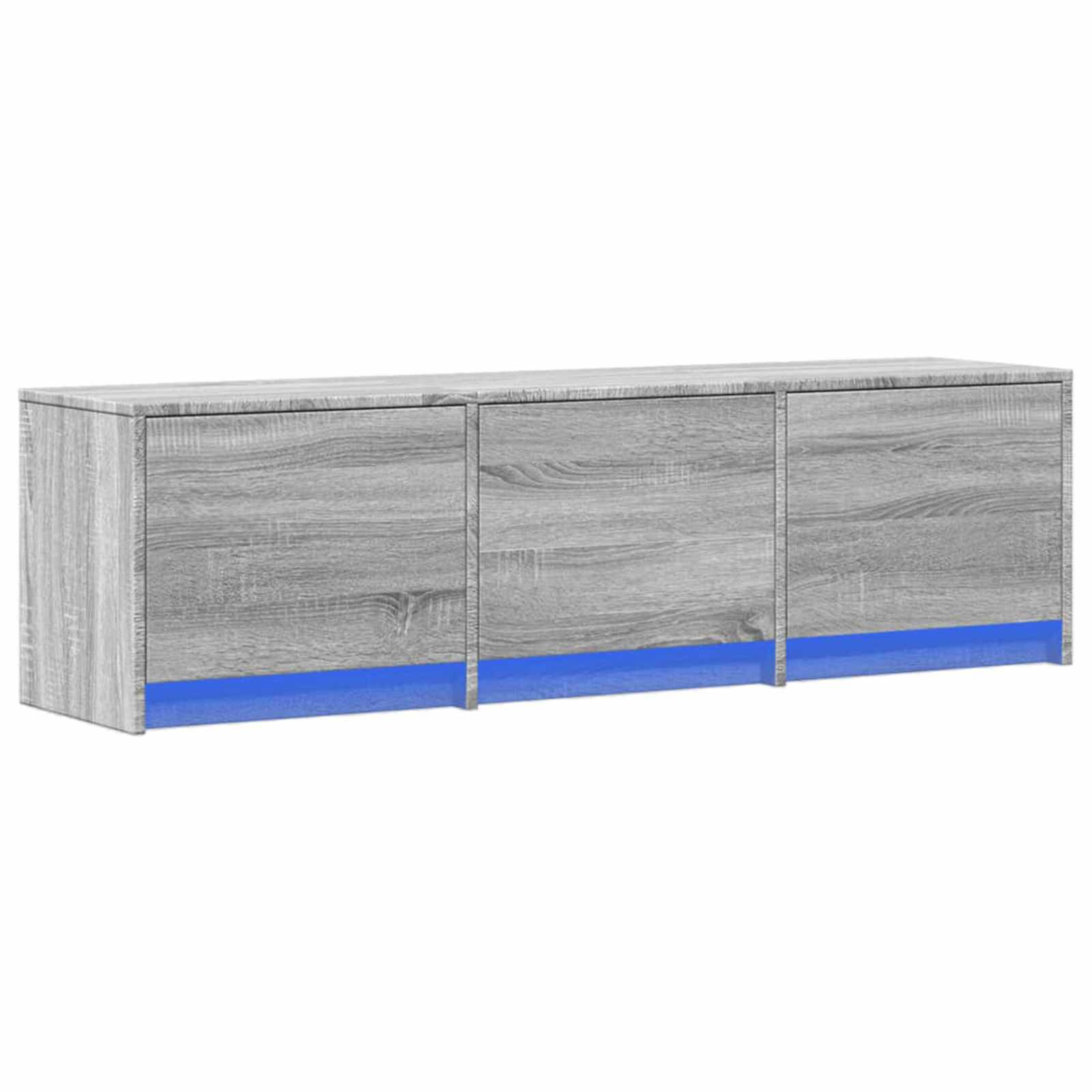 Meuble TV Gris Sonoma 140 x 34 x 40 cm Bois d'ingénierie - XIOS