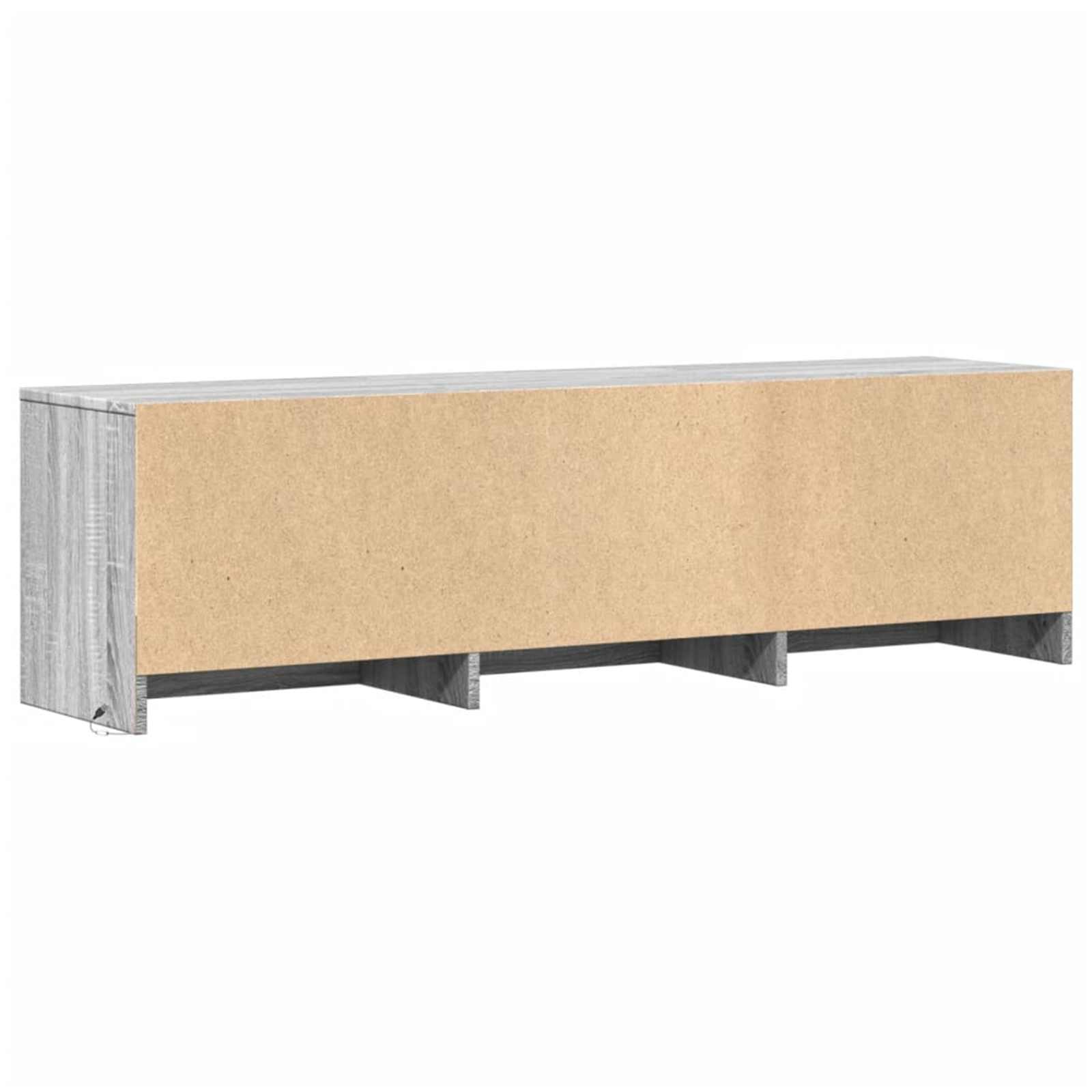 Meuble TV Gris Sonoma 140 x 34 x 40 cm Bois d'ingénierie - XIOS