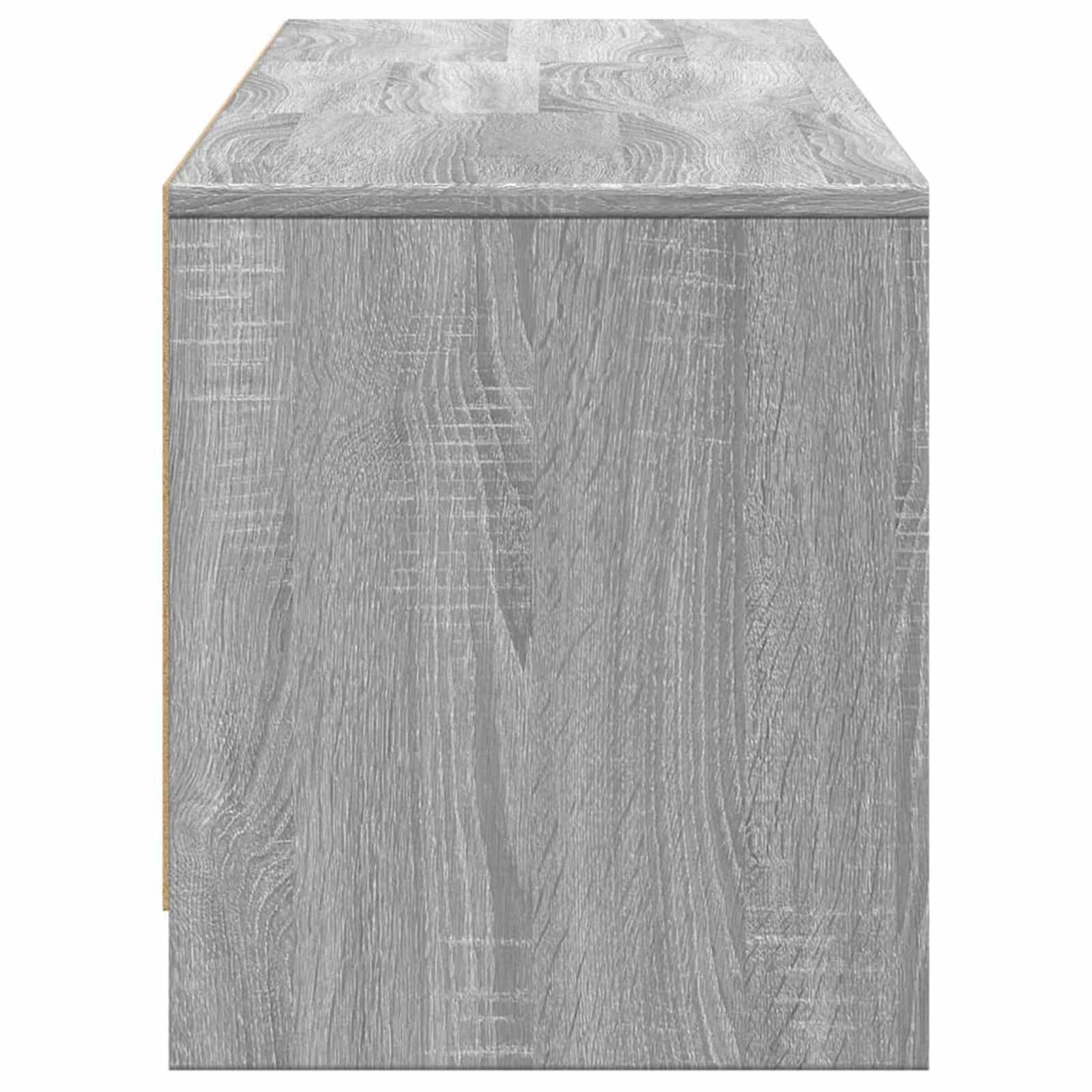 Meuble TV Gris Sonoma 165 x 34 x 40 cm Bois d'ingénierie - XIOS