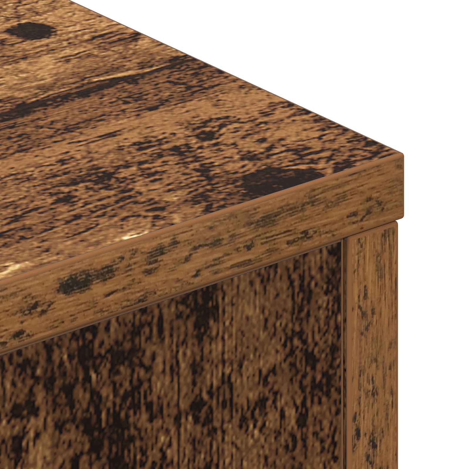 Cabinet de Tête de Lit avec LED Bois ancien Bois d'ingénierie - XIOS