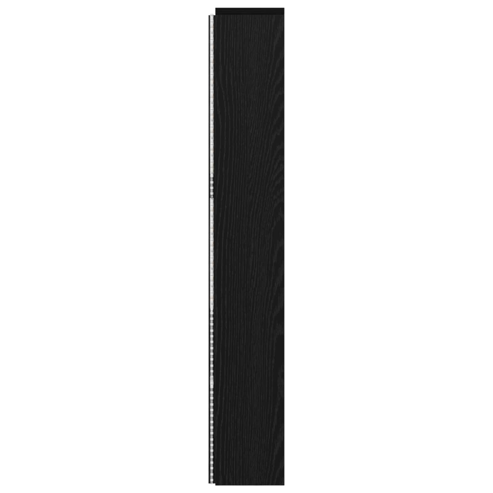 Cabinet de Tête de Lit avec LED Chêne noir Bois d'ingénierie - XIOS