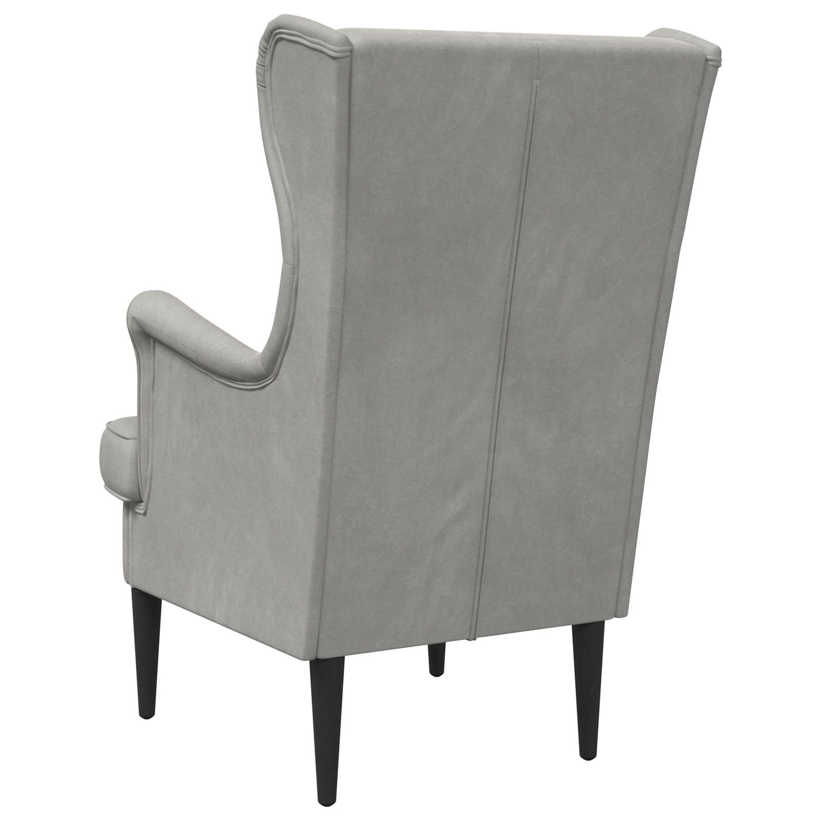 fauteuil Gris clair Velours - XIOS