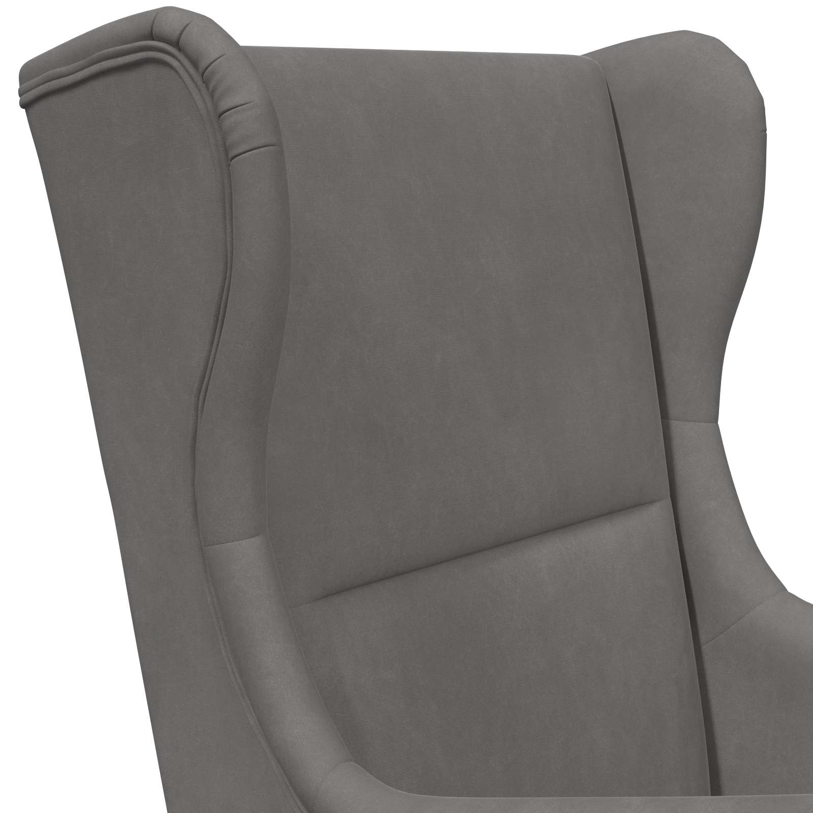 fauteuil Gris foncé Velours - XIOS