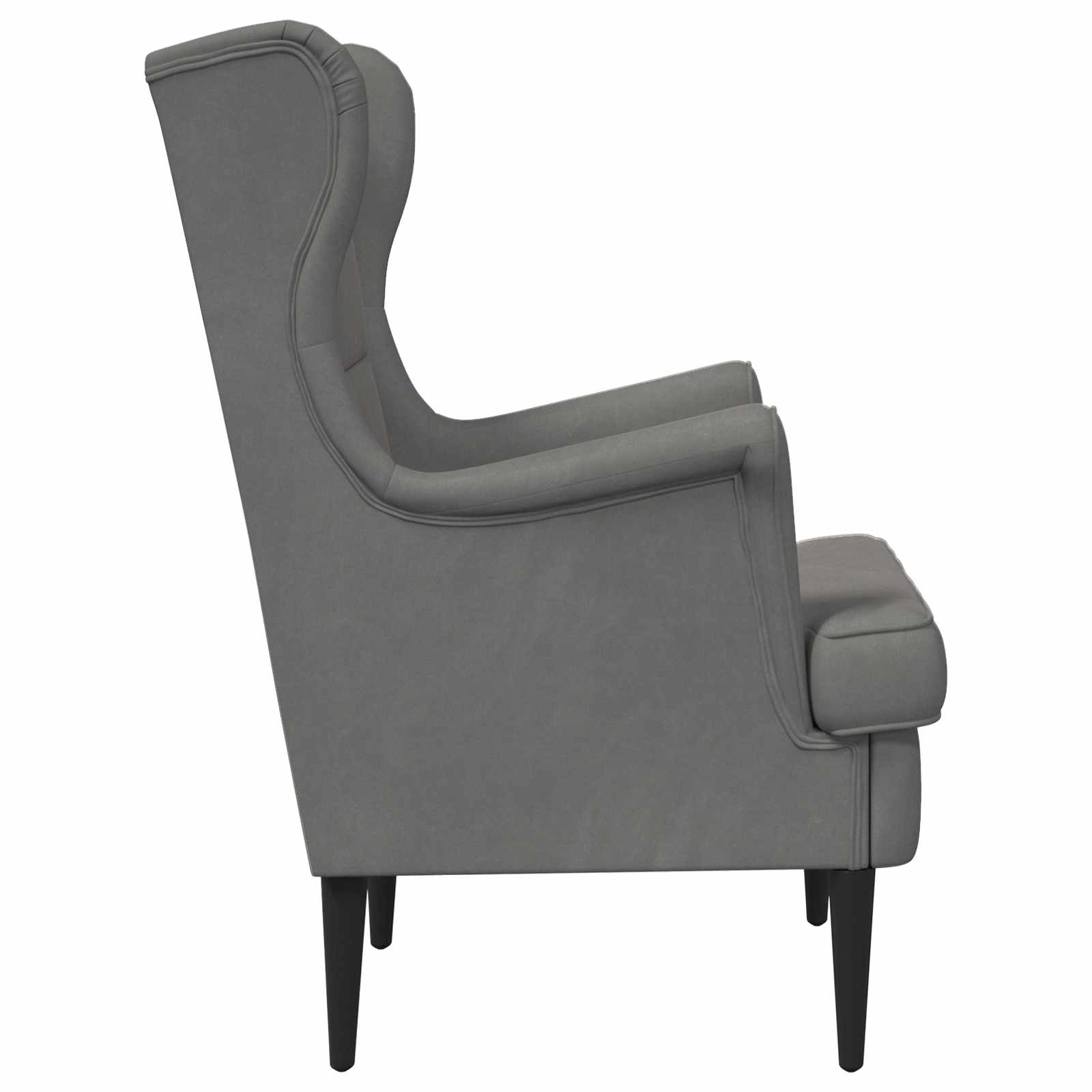 fauteuil Gris foncé Velours - XIOS