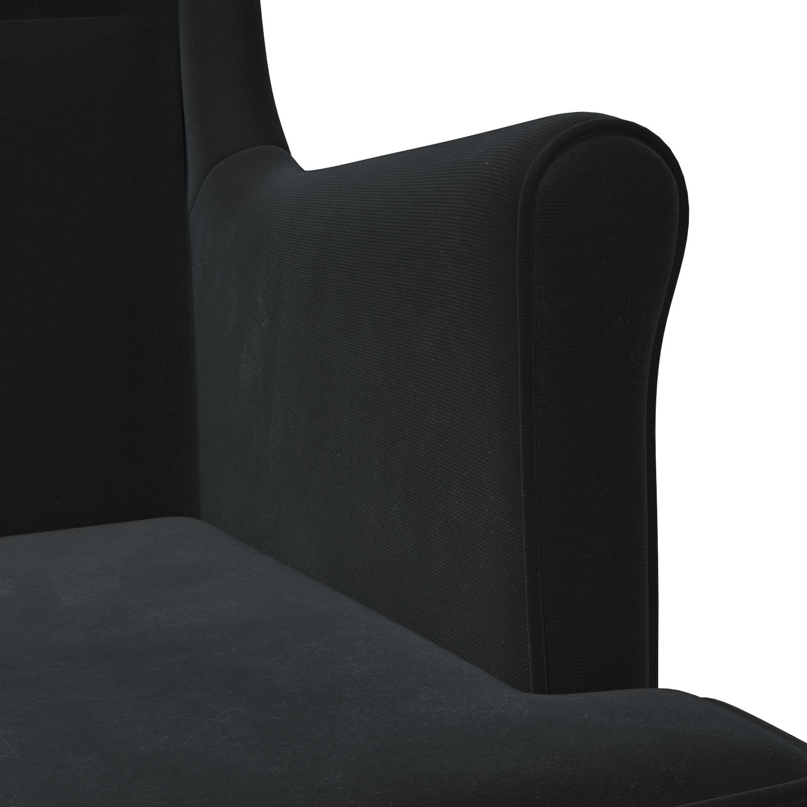 fauteuil Noir Velours - XIOS