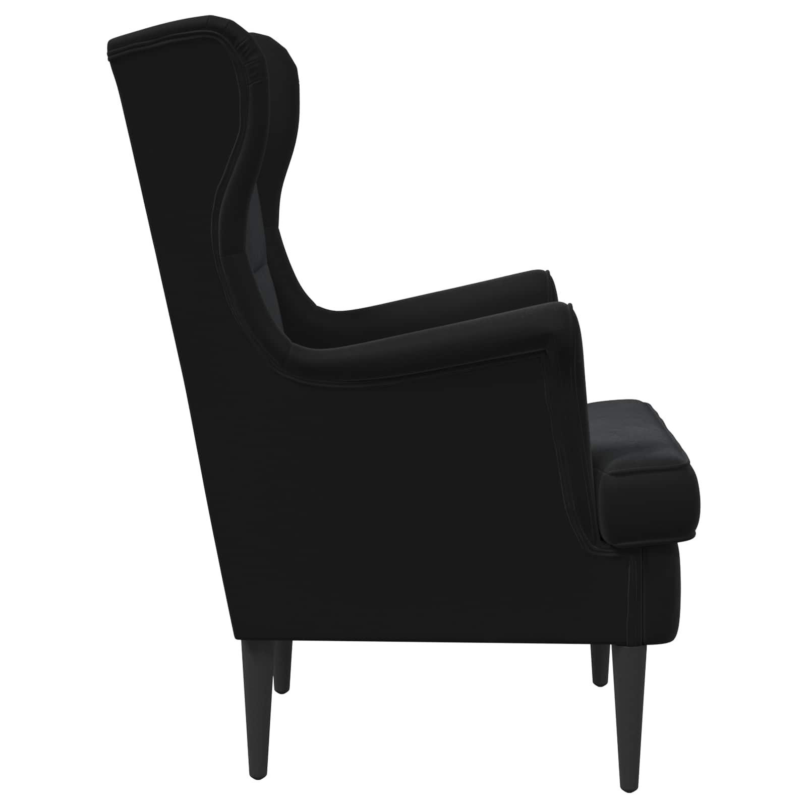 fauteuil Noir Velours - XIOS