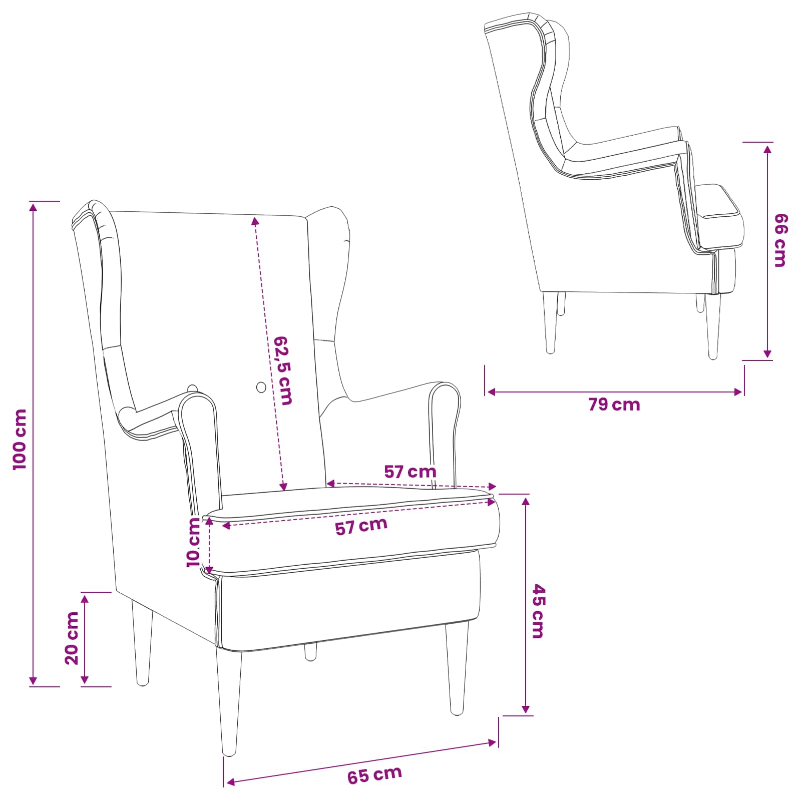 Fauteuil Gris clair ARES - XIOS
