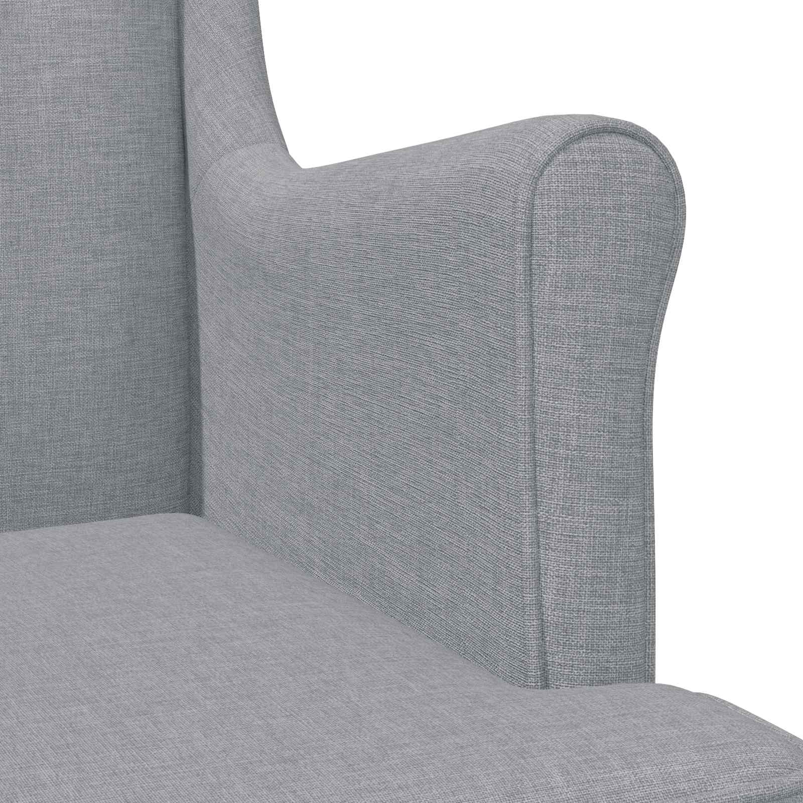fauteuil Gris clair tissu - XIOS