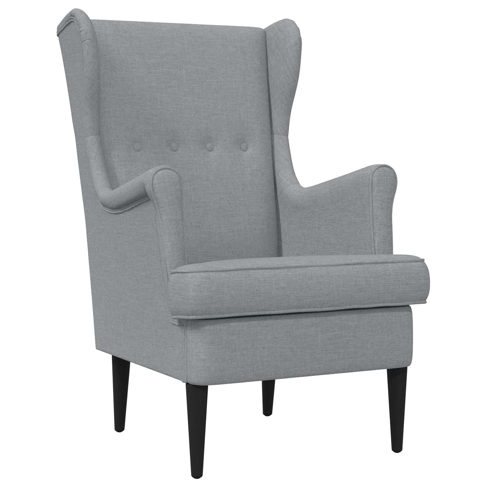 fauteuil Gris clair tissu