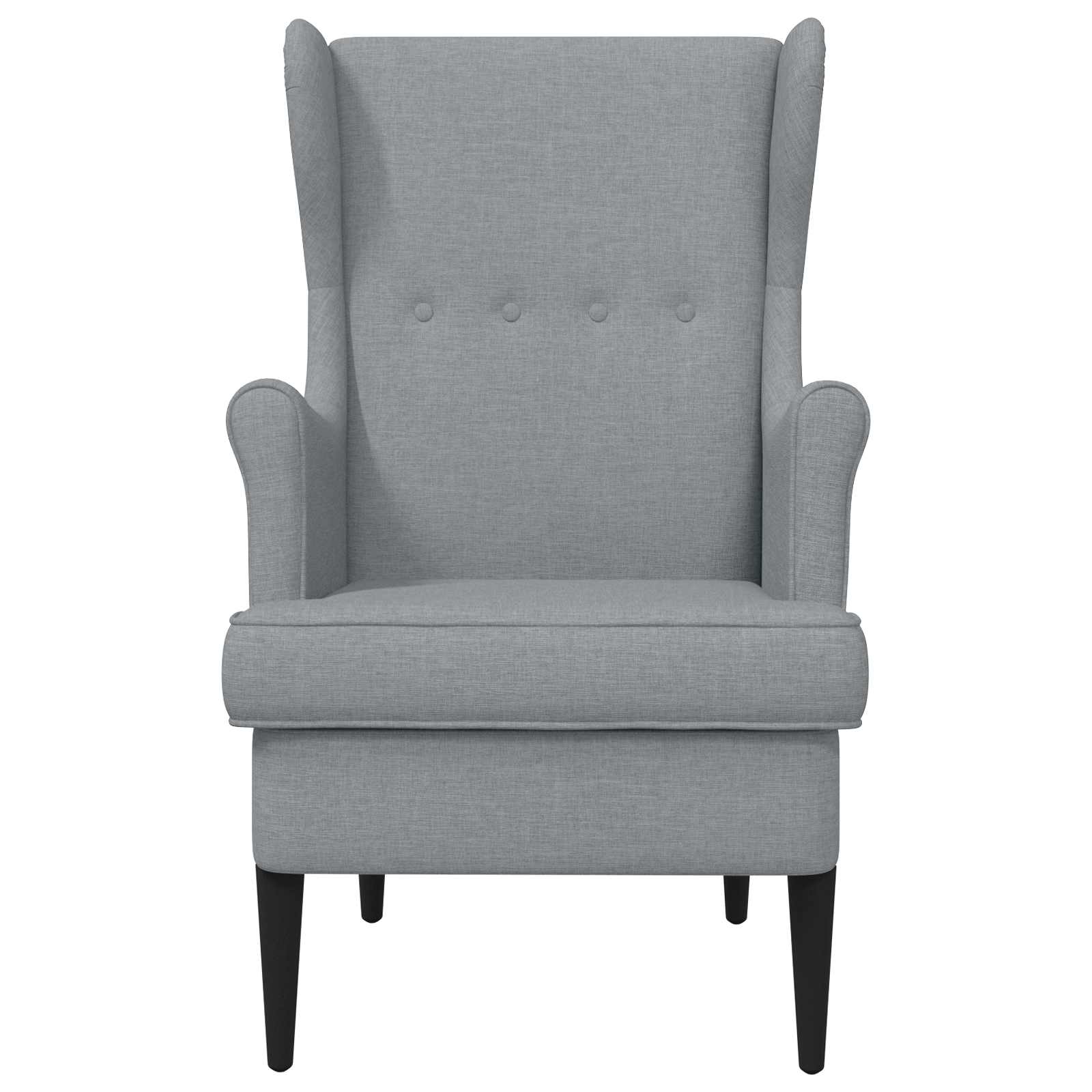 fauteuil Gris clair tissu