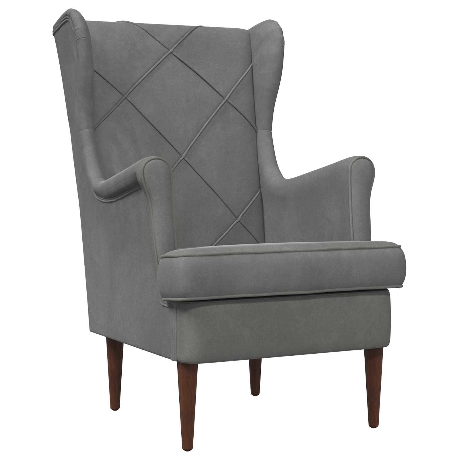 fauteuil Gris foncé Velours - XIOS