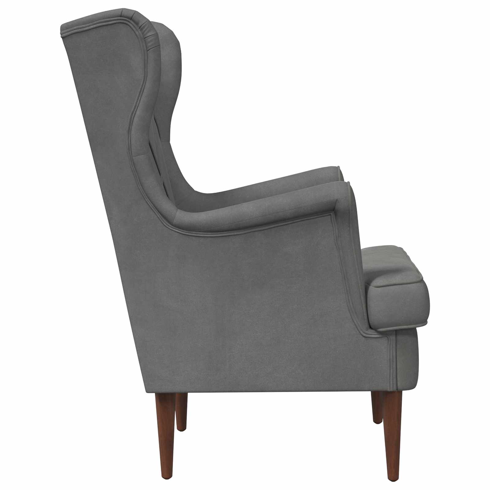 fauteuil Gris foncé Velours - XIOS