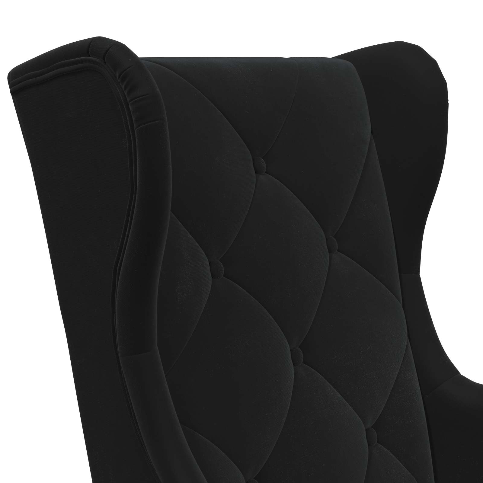 fauteuil Noir Velours - XIOS