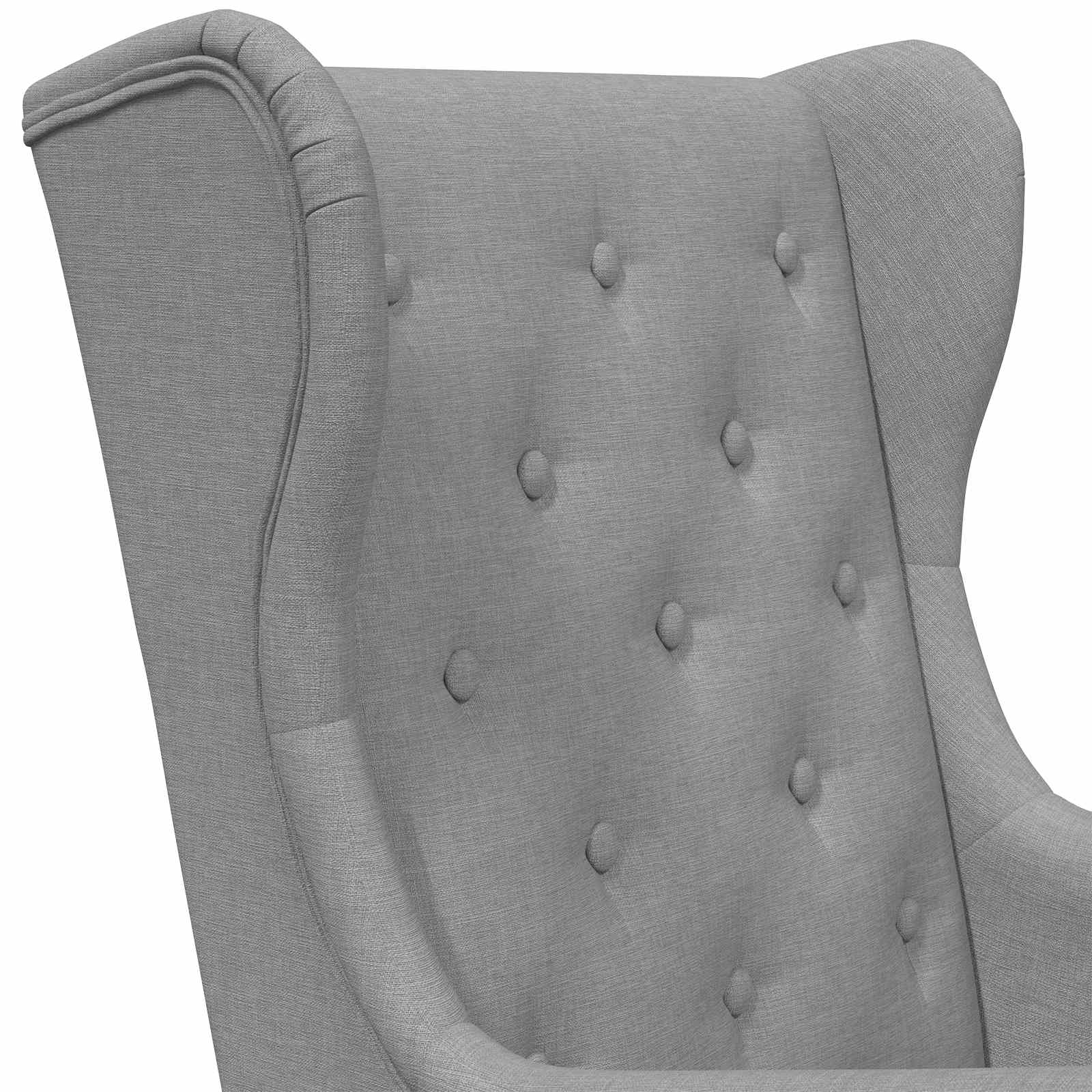 fauteuil Gris clair tissu - XIOS