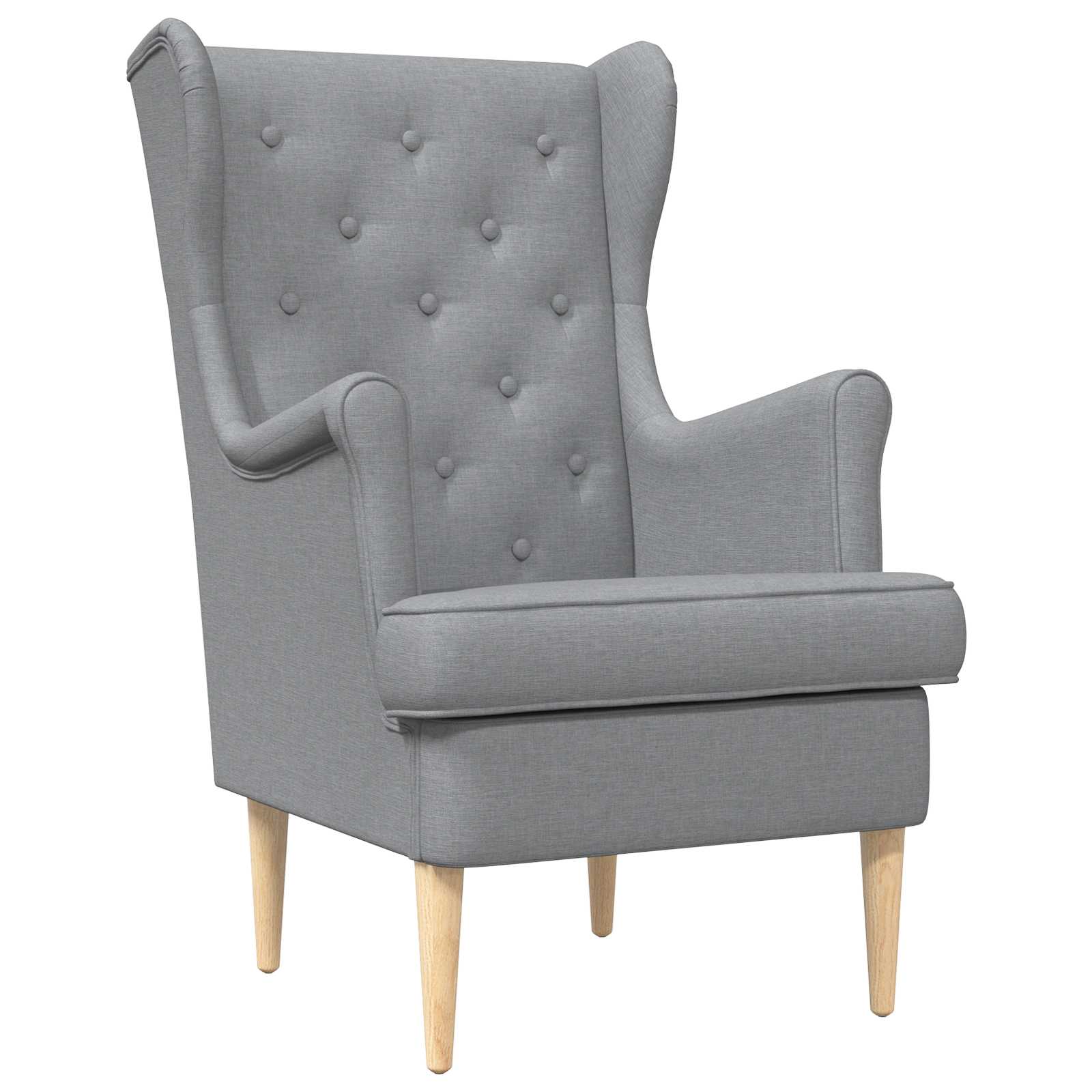 fauteuil Gris clair tissu - XIOS