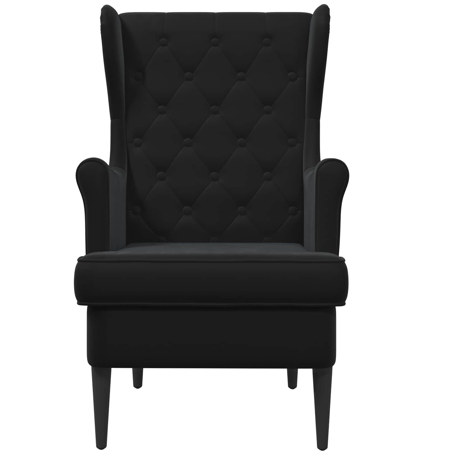 fauteuil Noir Velours - XIOS