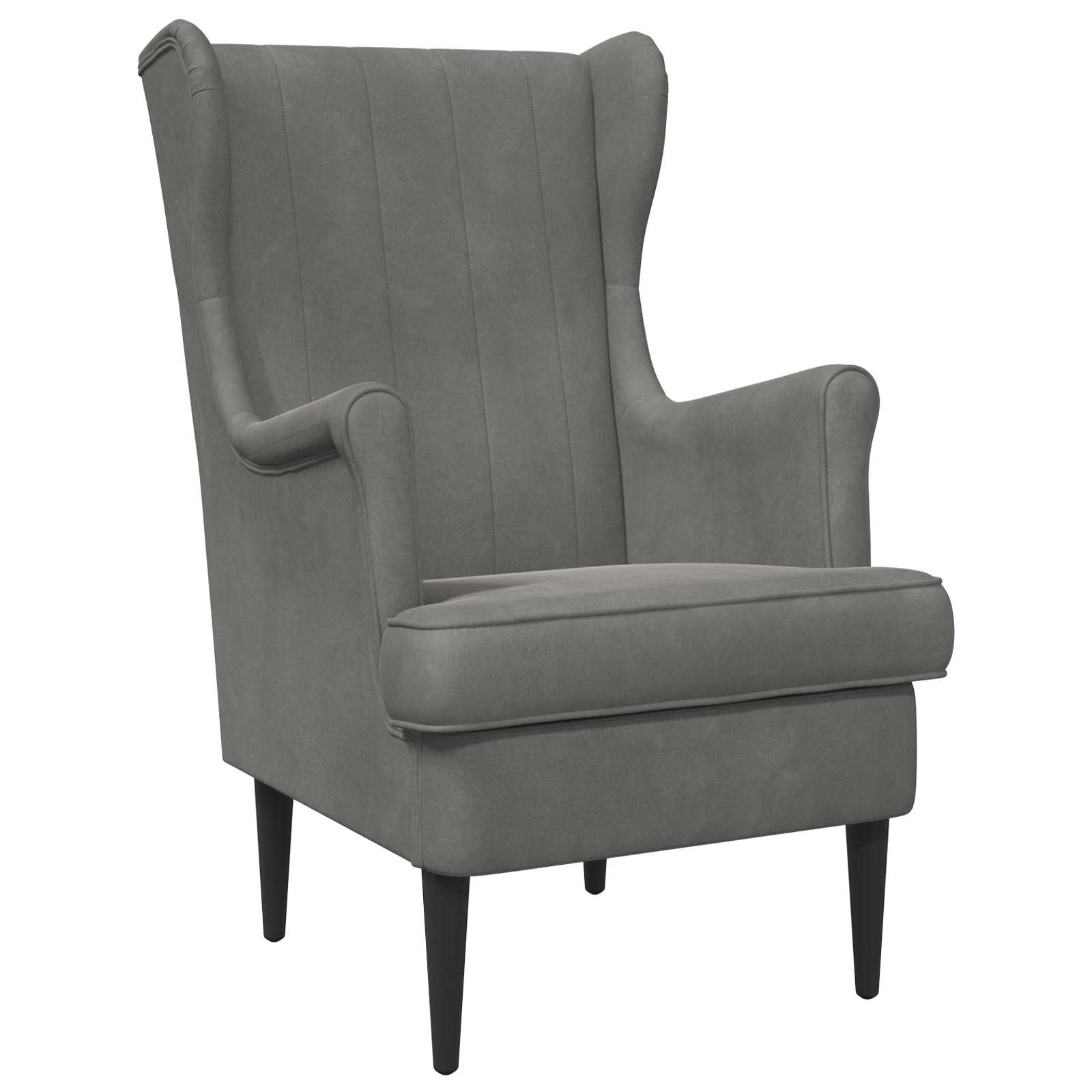 fauteuil Gris foncé Velours - XIOS