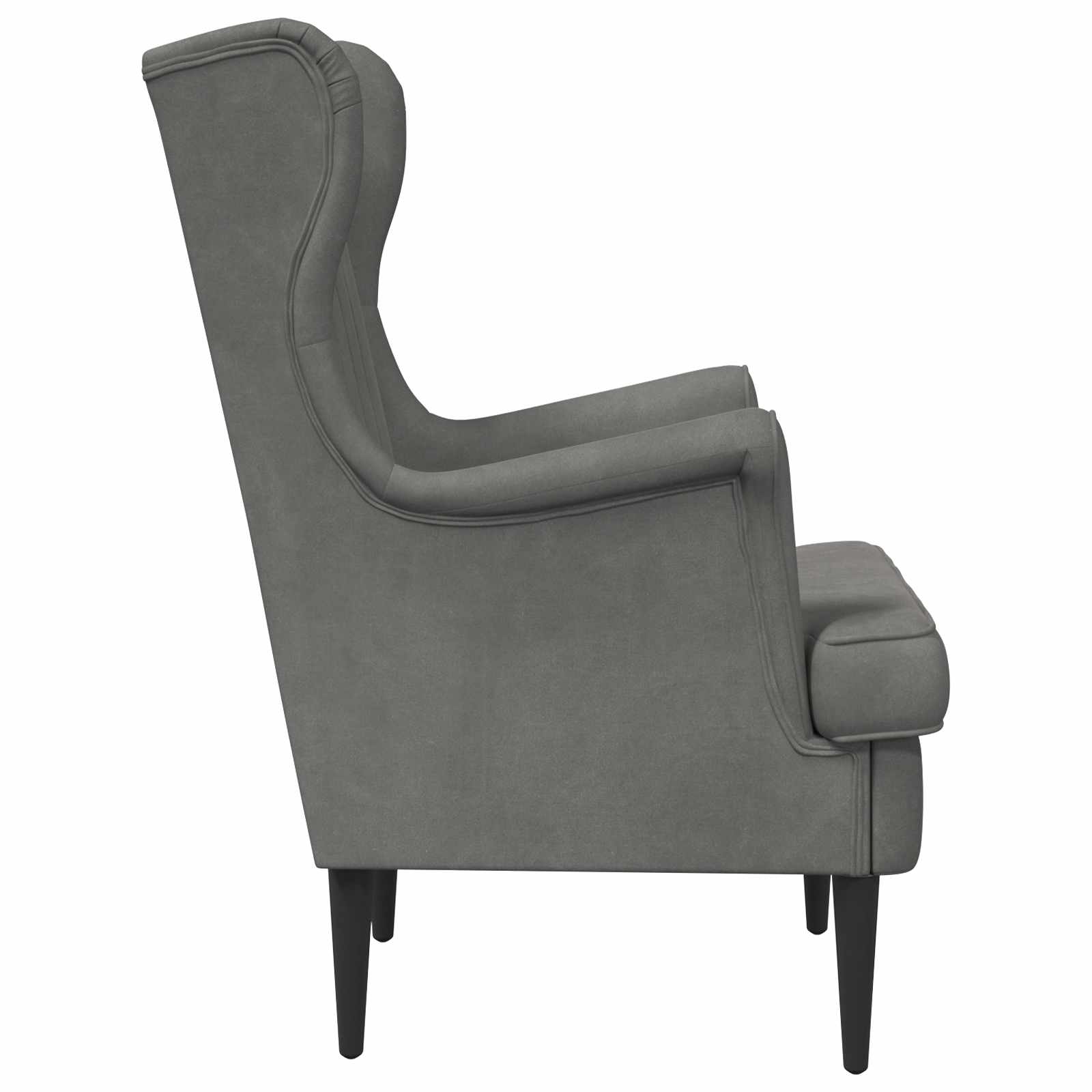 fauteuil Gris foncé Velours - XIOS