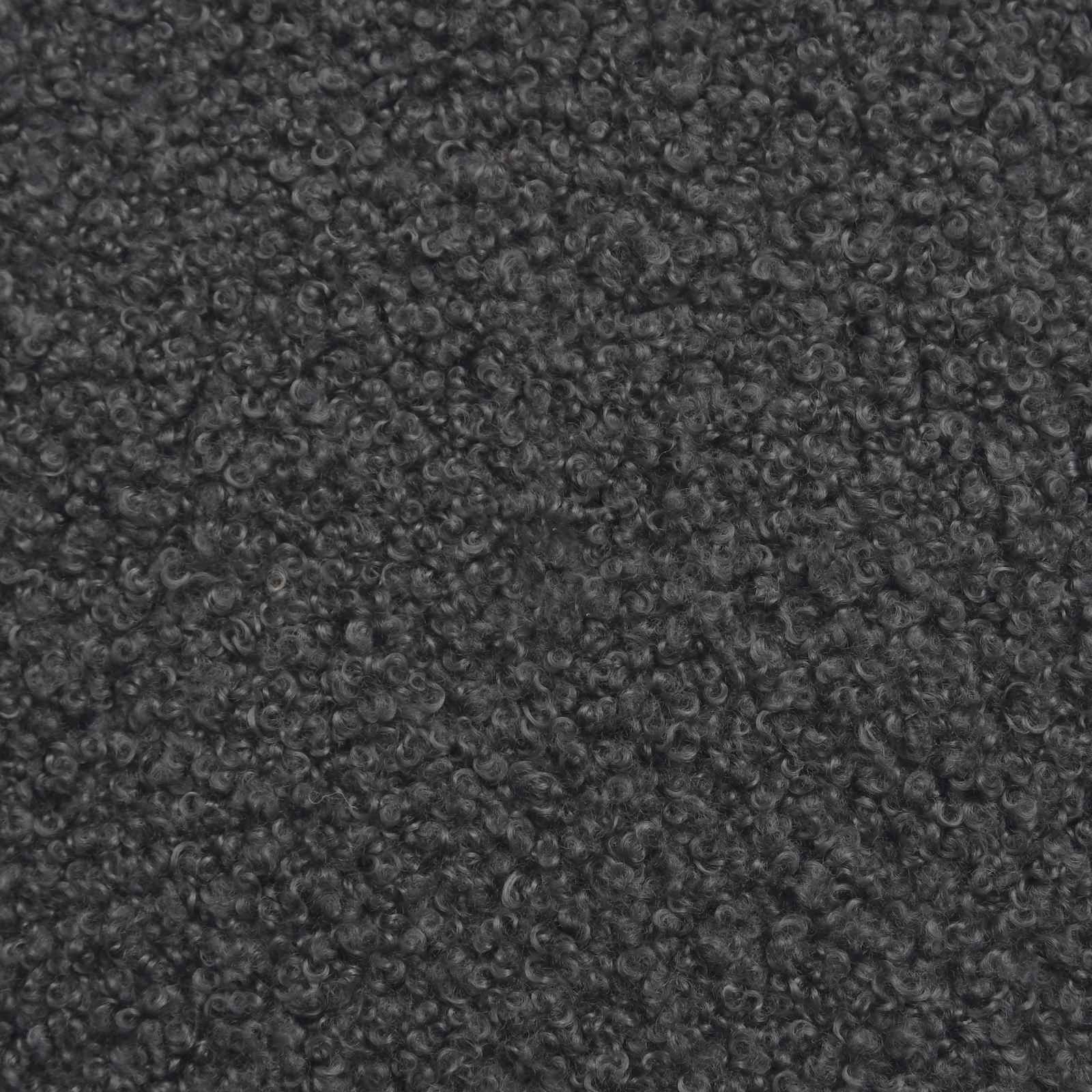 Fauteuil Gris foncé Tissu en laine de mouton - XIOS