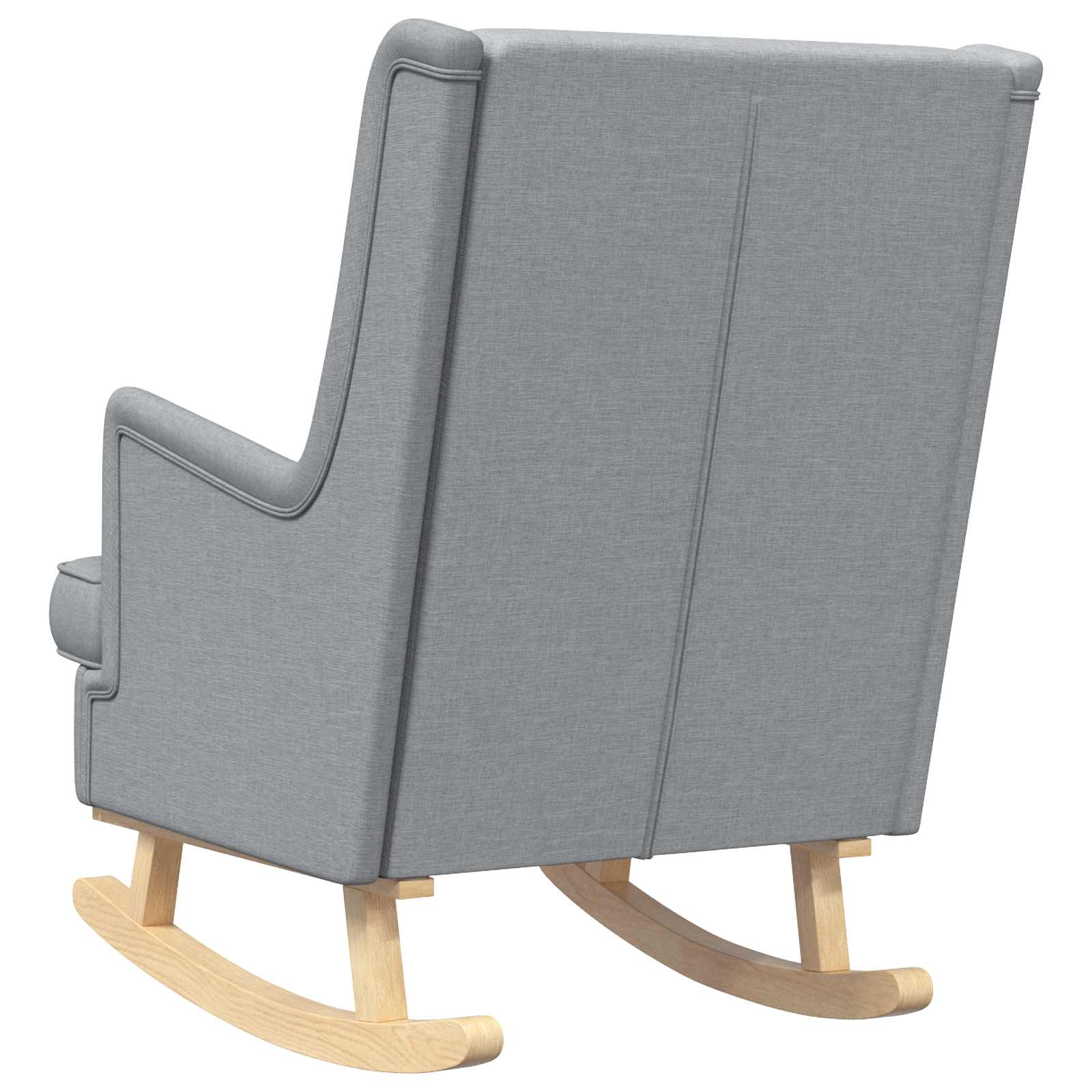 Chaise à bascule Gris clair 62 x 80 x 85 cm tissu - XIOS