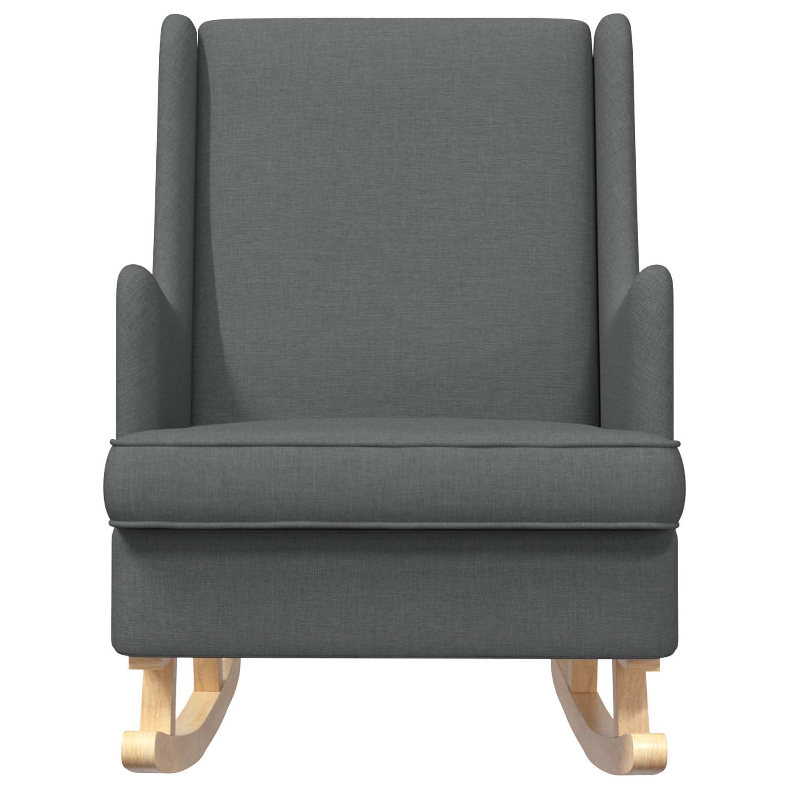 Chaise à bascule Gris foncé 62 x 80 x 85 cm tissu - XIOS