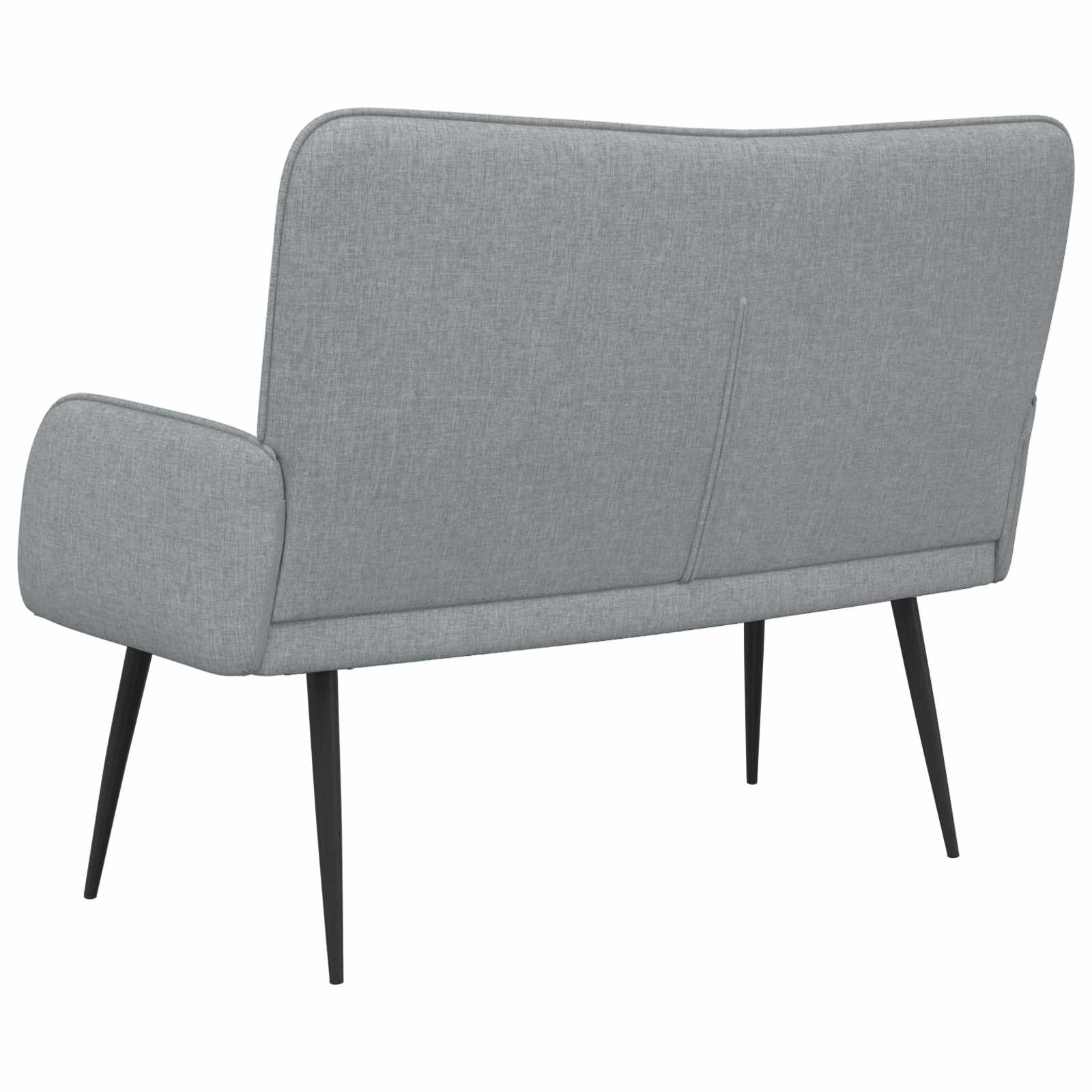 Sofa 2 places Gris clair 115 x 61 x 87 cm tissu - XIOS
