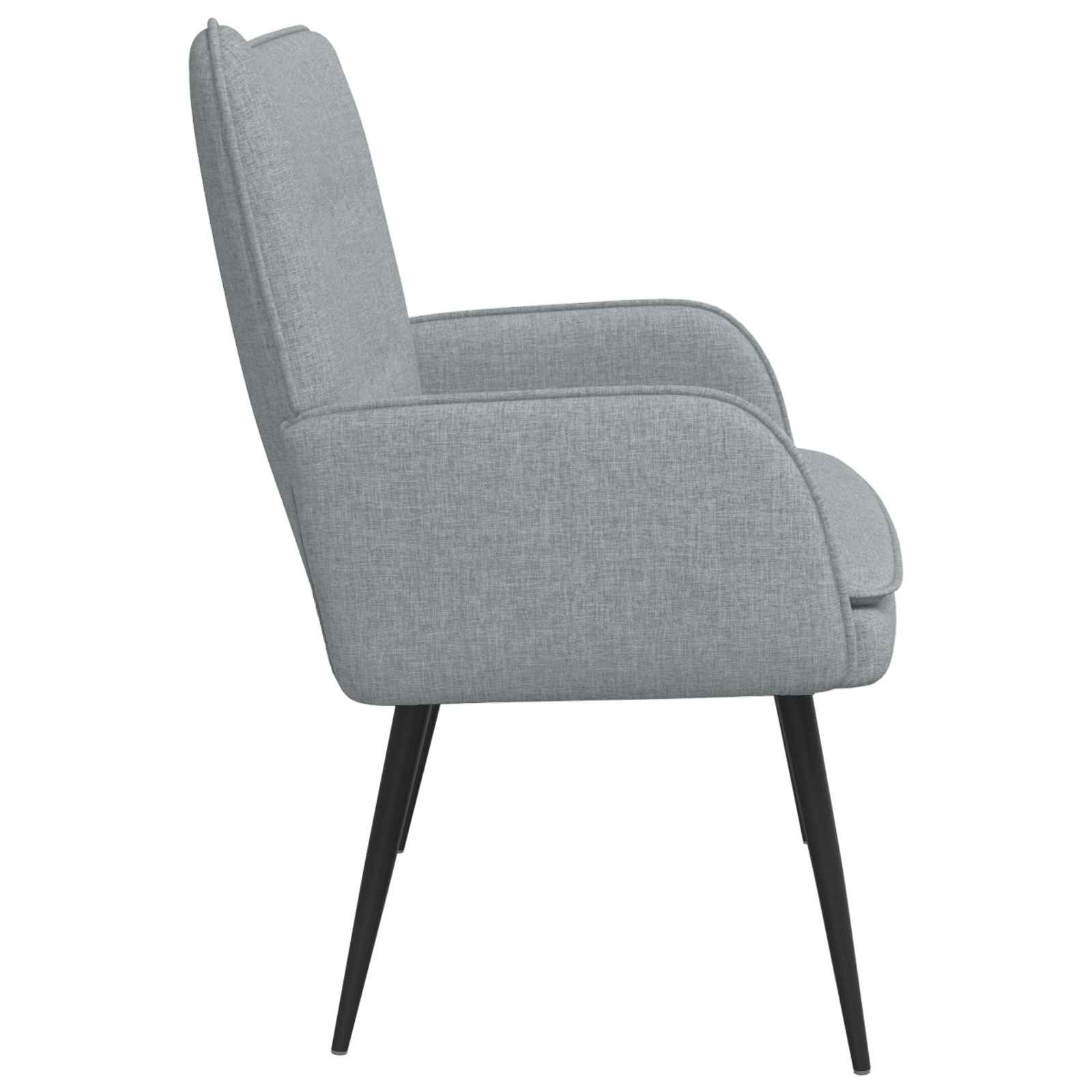 Sofa 2 places Gris clair 115 x 61 x 87 cm tissu - XIOS