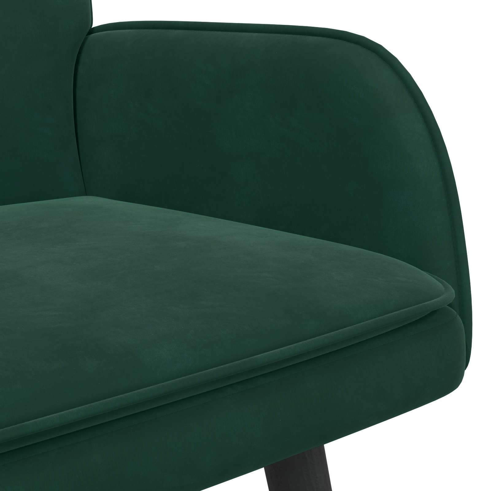 Canapé deux places Vert foncé 115 x 61 x 87 cm Velours - XIOS
