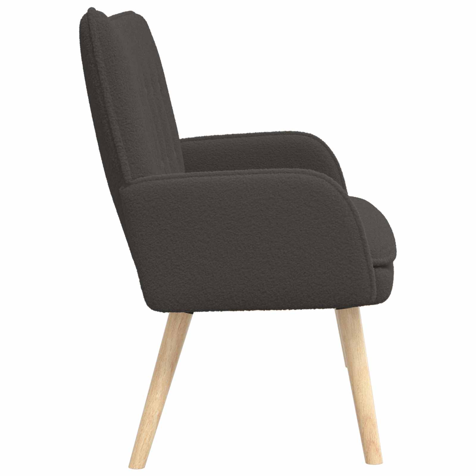Sofa 2 places Gris foncé 115 x 61 x 87 cm Bouclé - XIOS