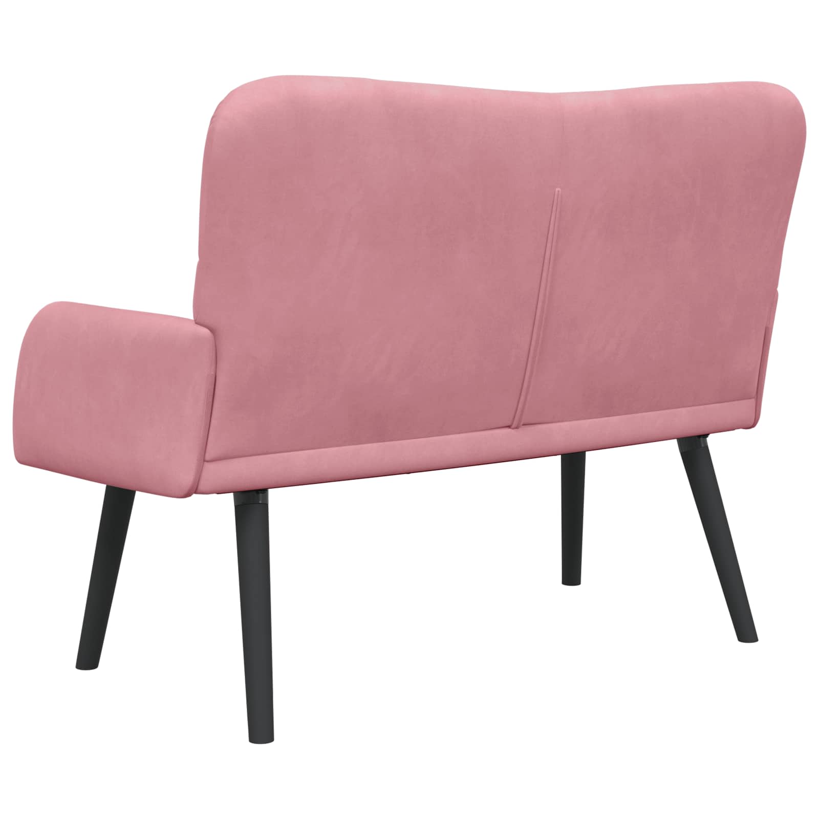 Canapé deux places Rose 115 x 61 x 87 cm Velours - XIOS
